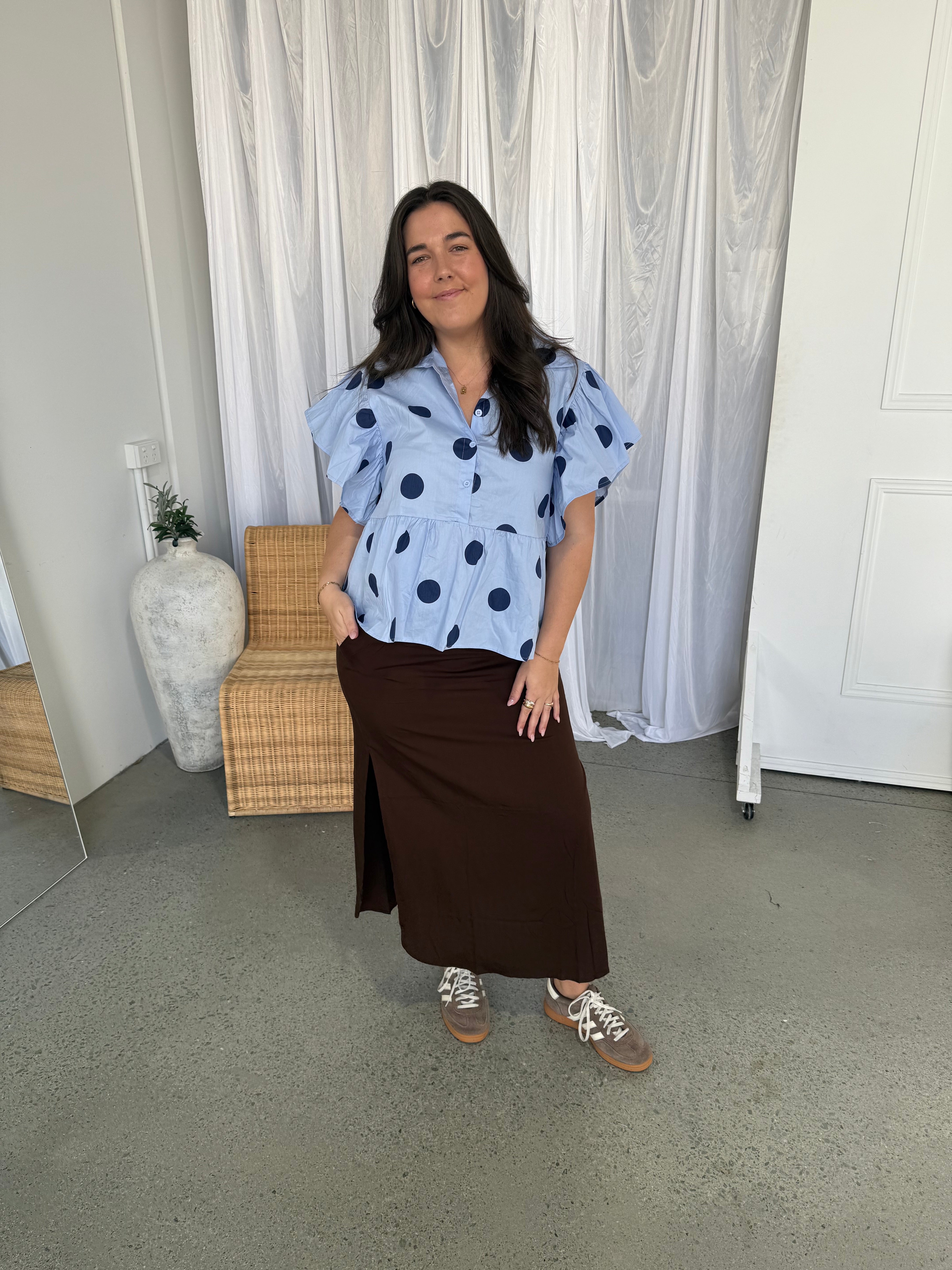 Resort Skirt Chocolate