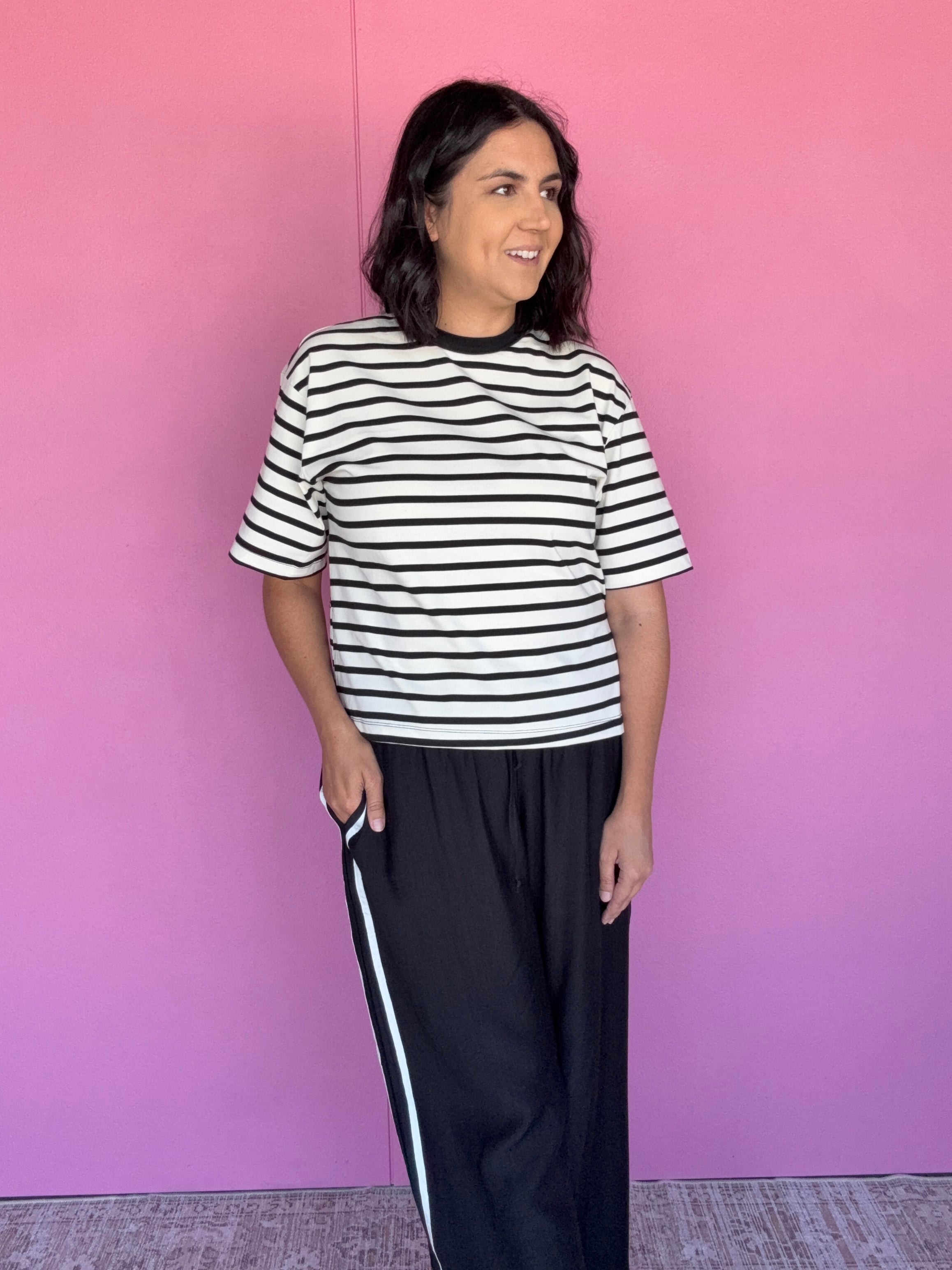 Naomi Stripe Tee