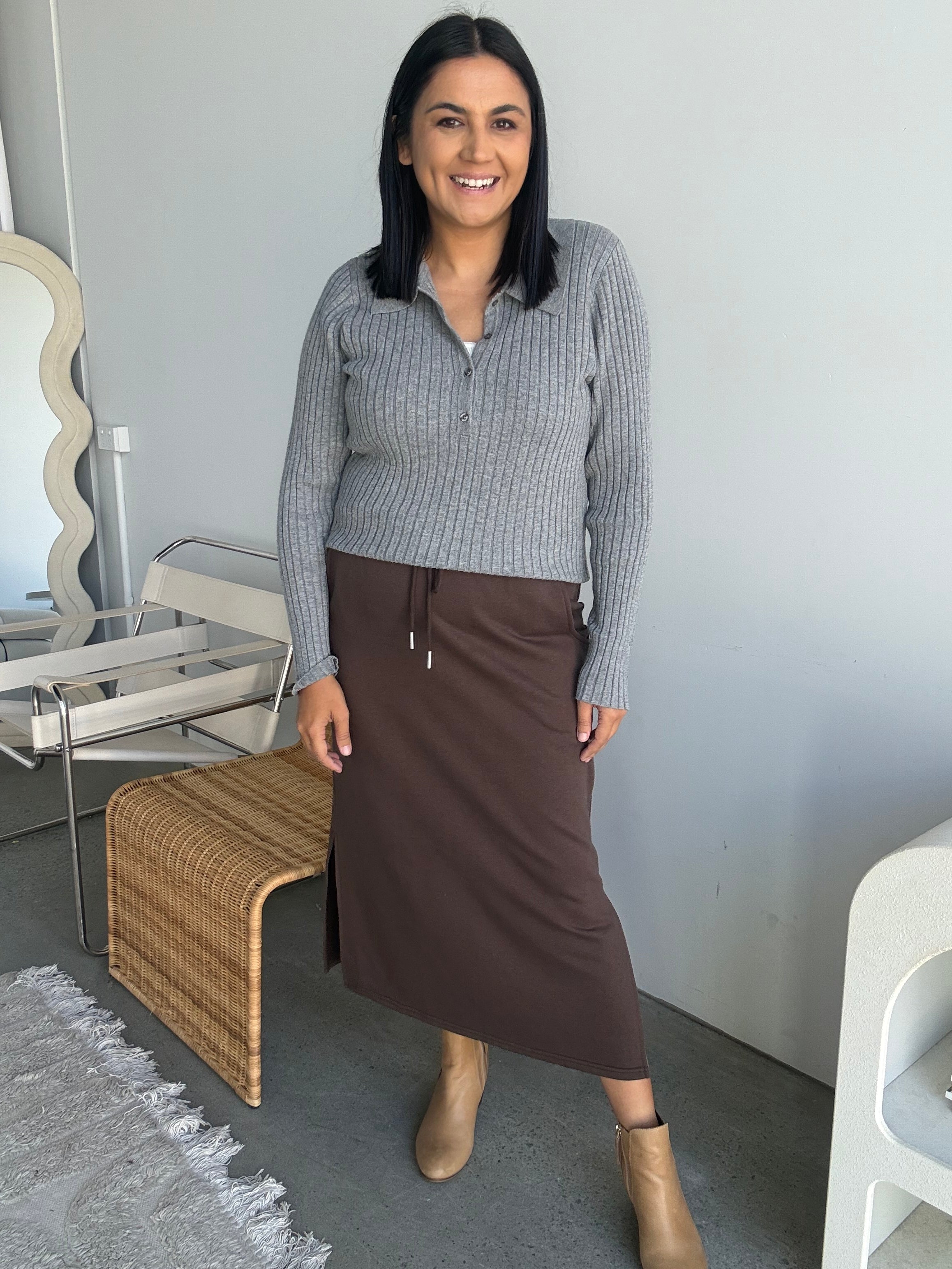 Walker Skirt Brown