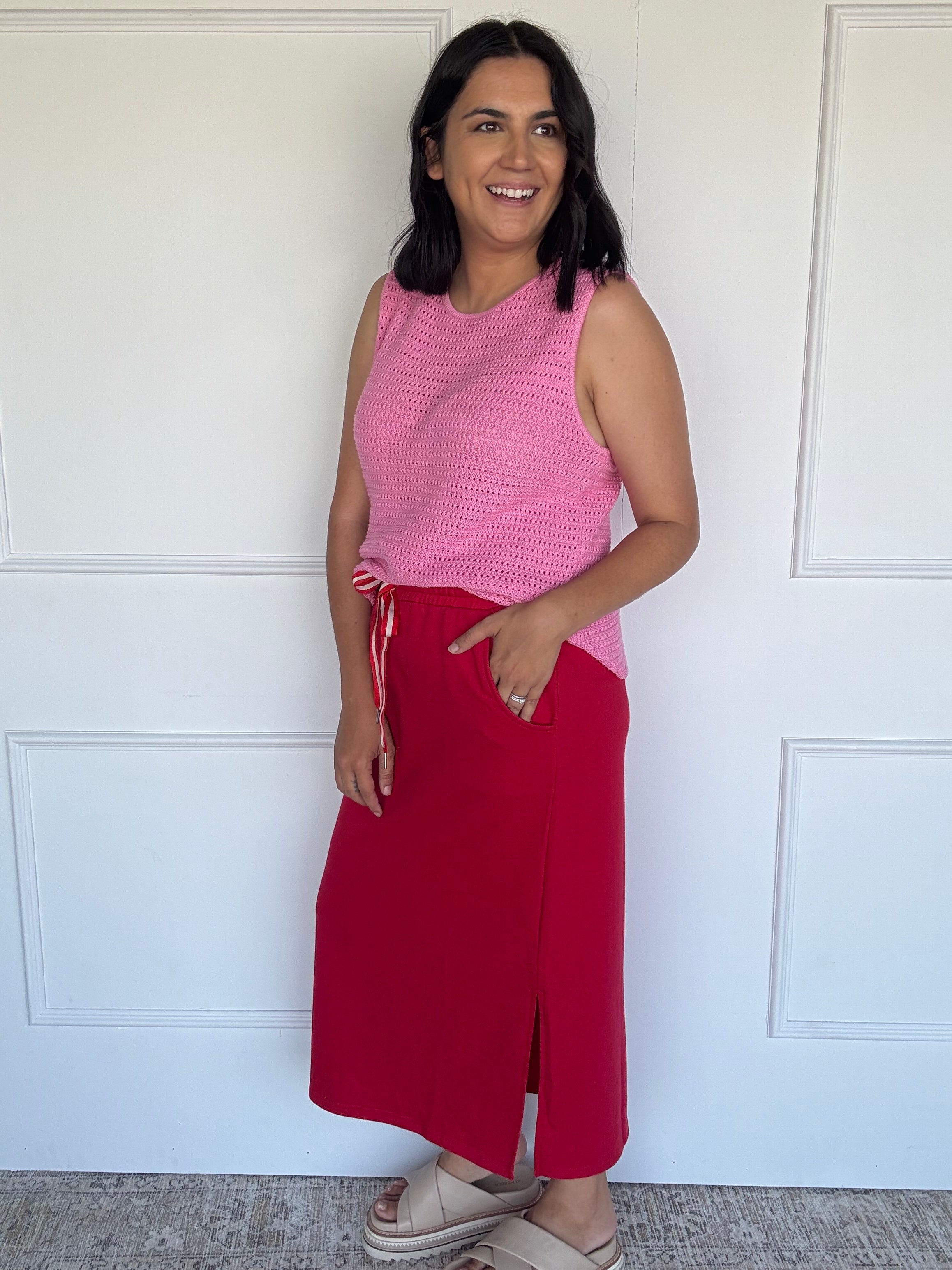 Walker Skirt Red