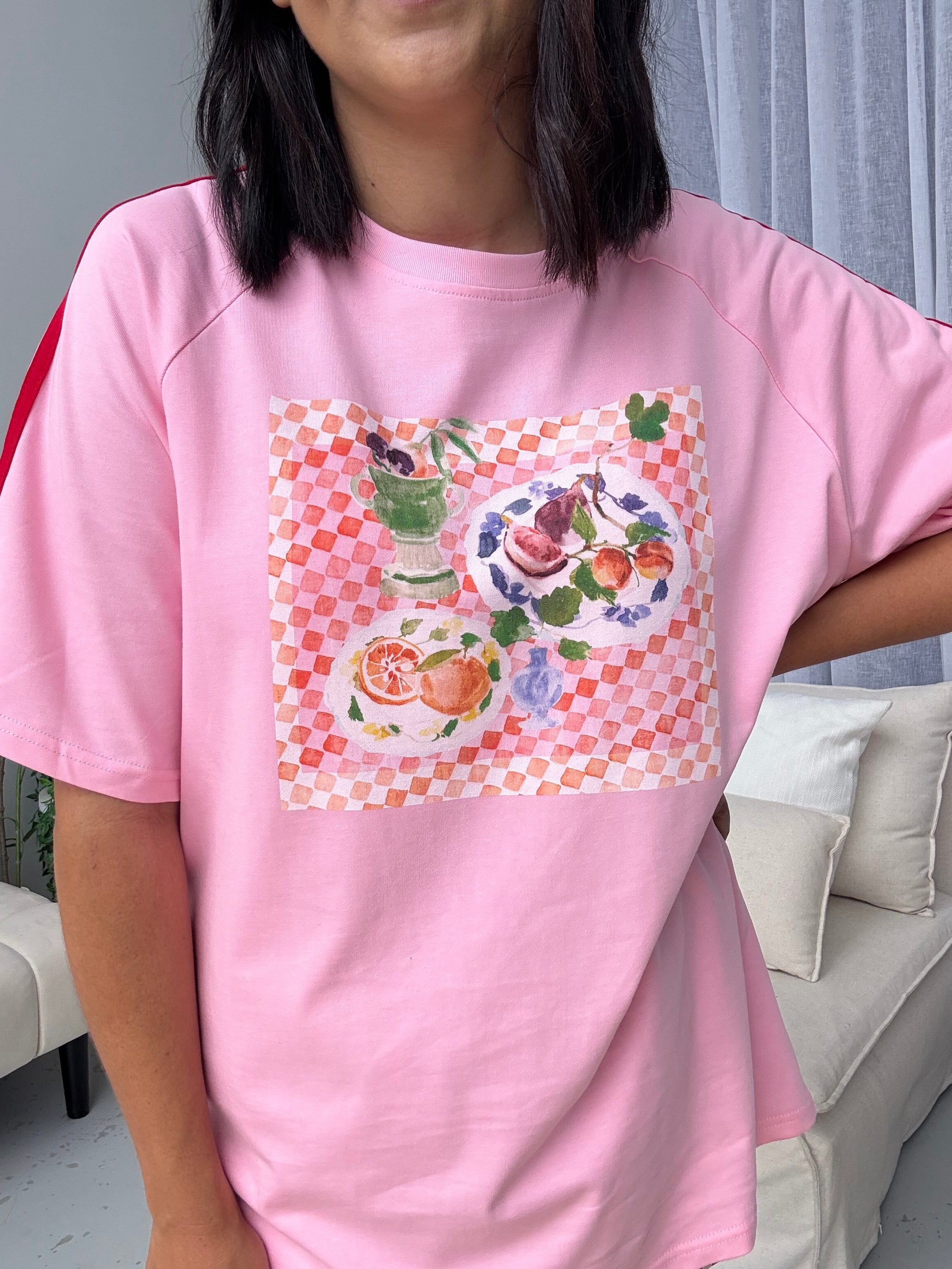 Brunch Tee Pink