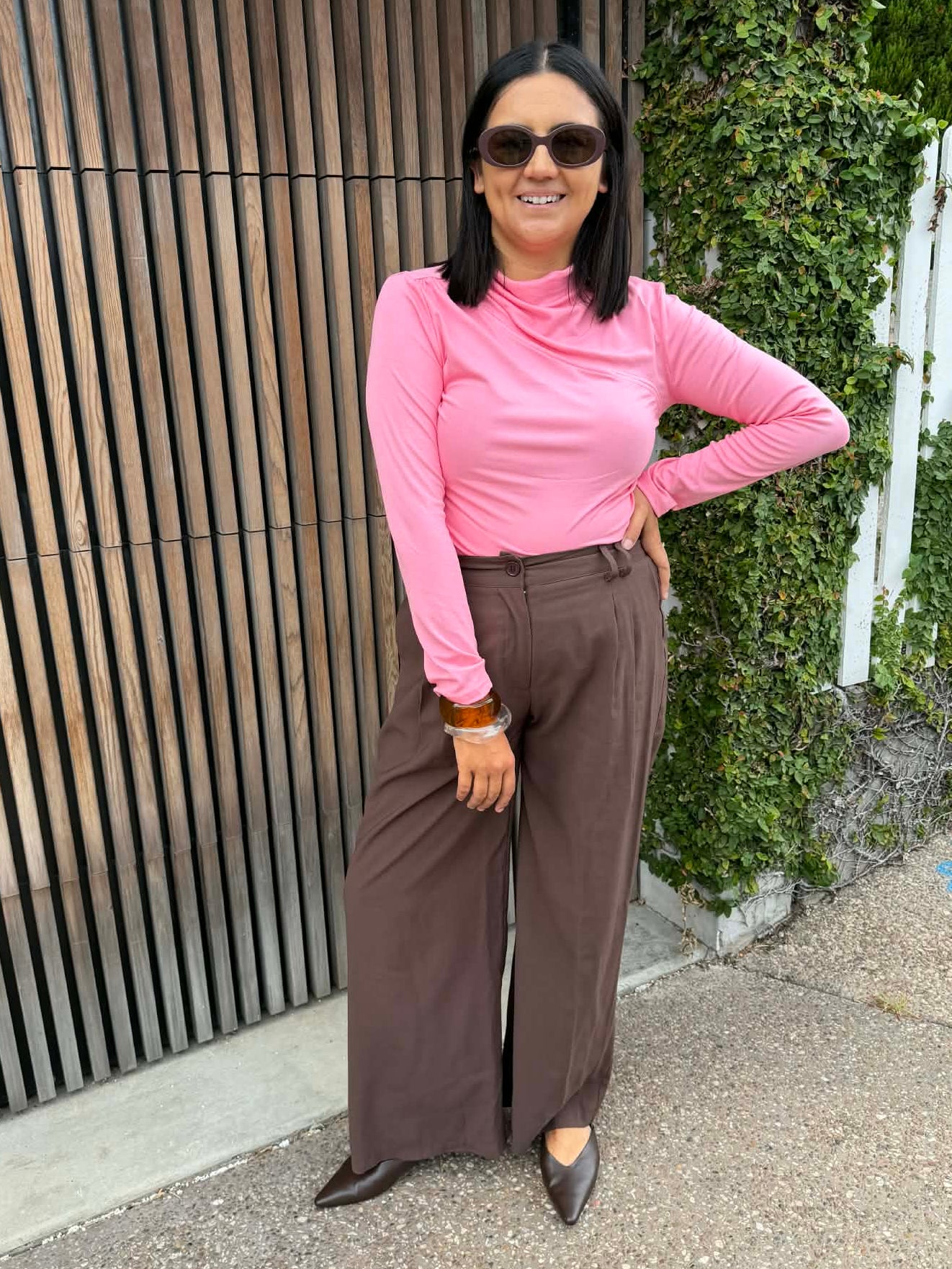 Cadence Cut Out Top Pink