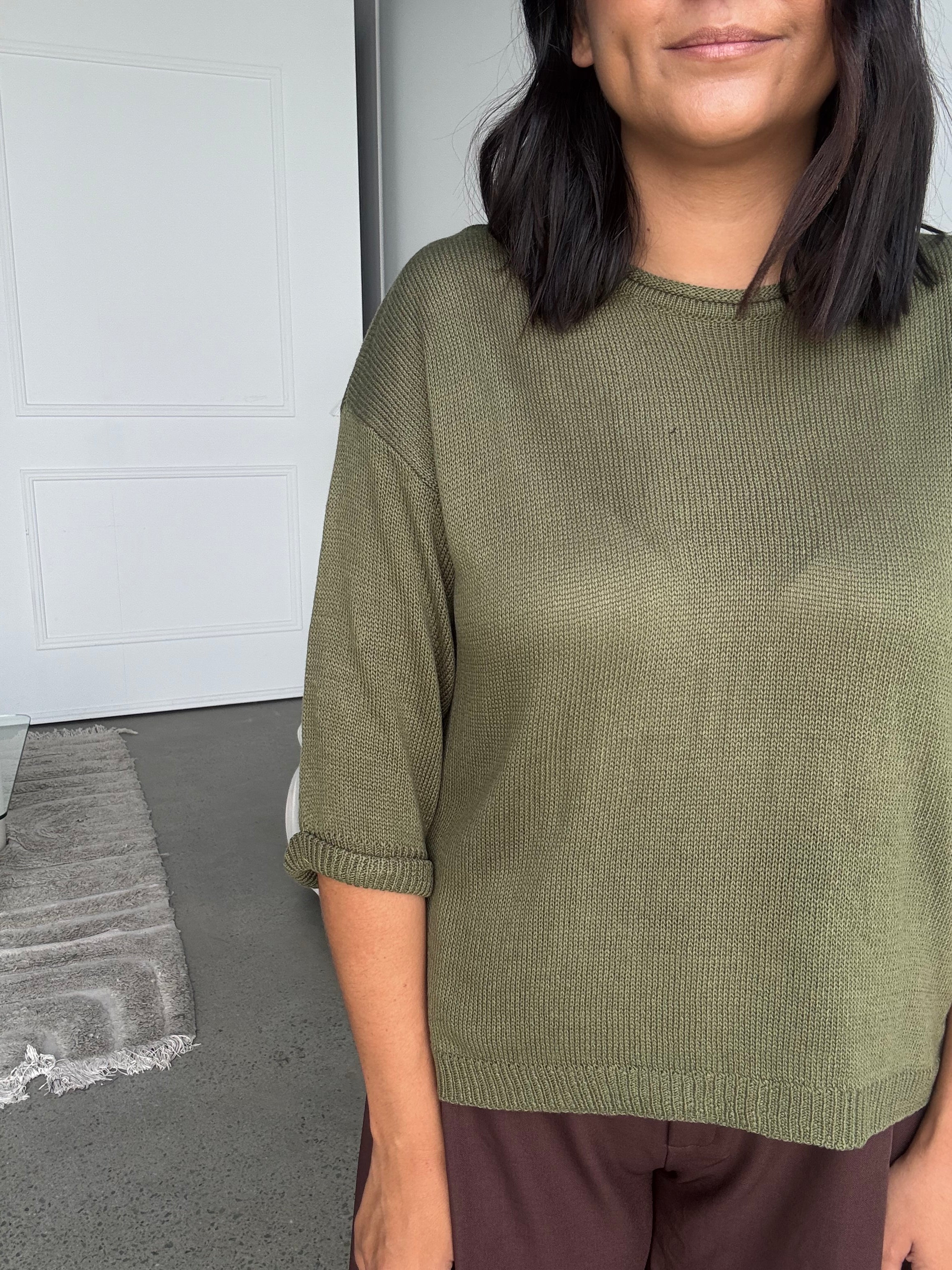 Kenna Knit Khaki