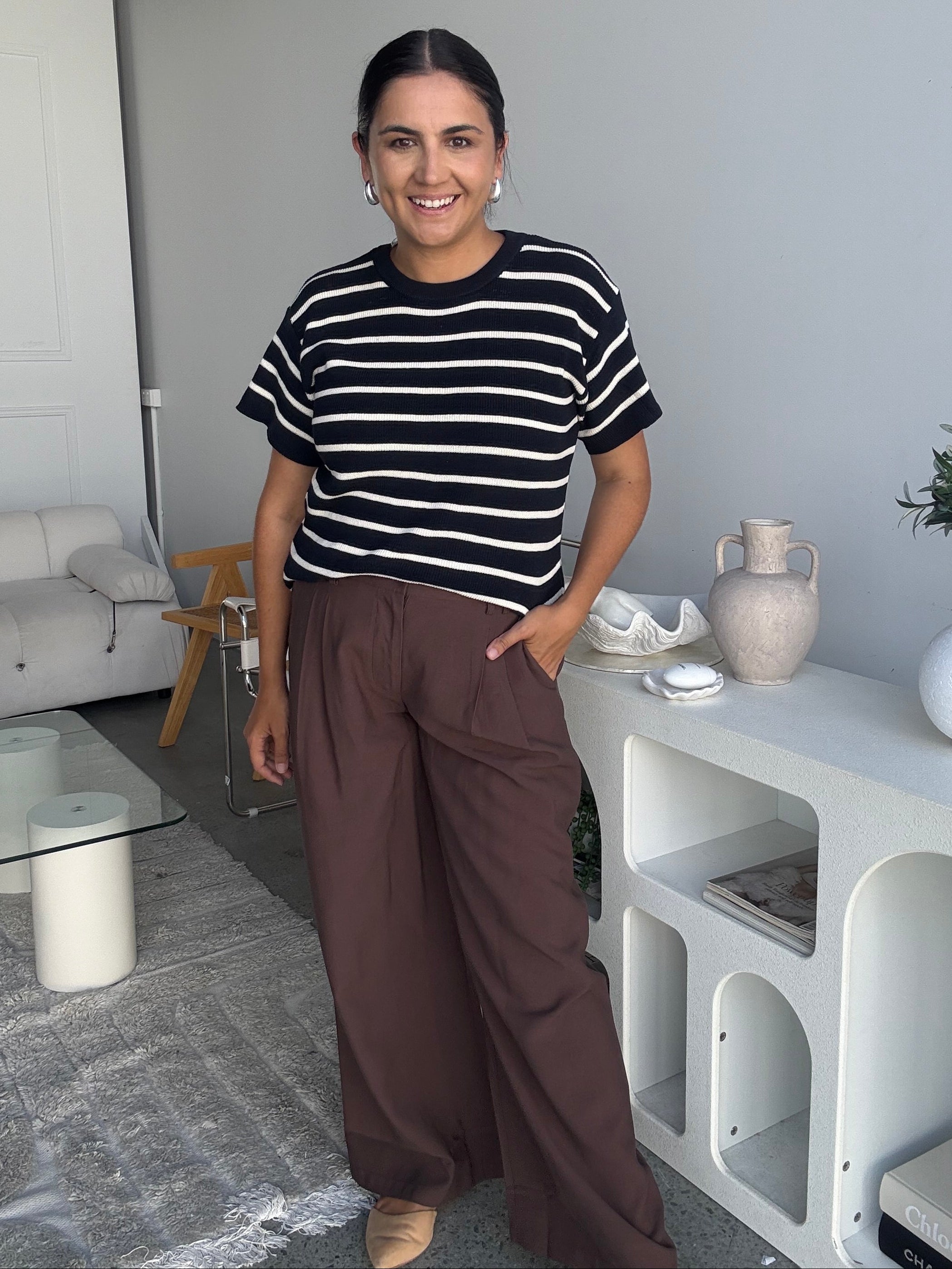 Collins Pants Brown PREORDER