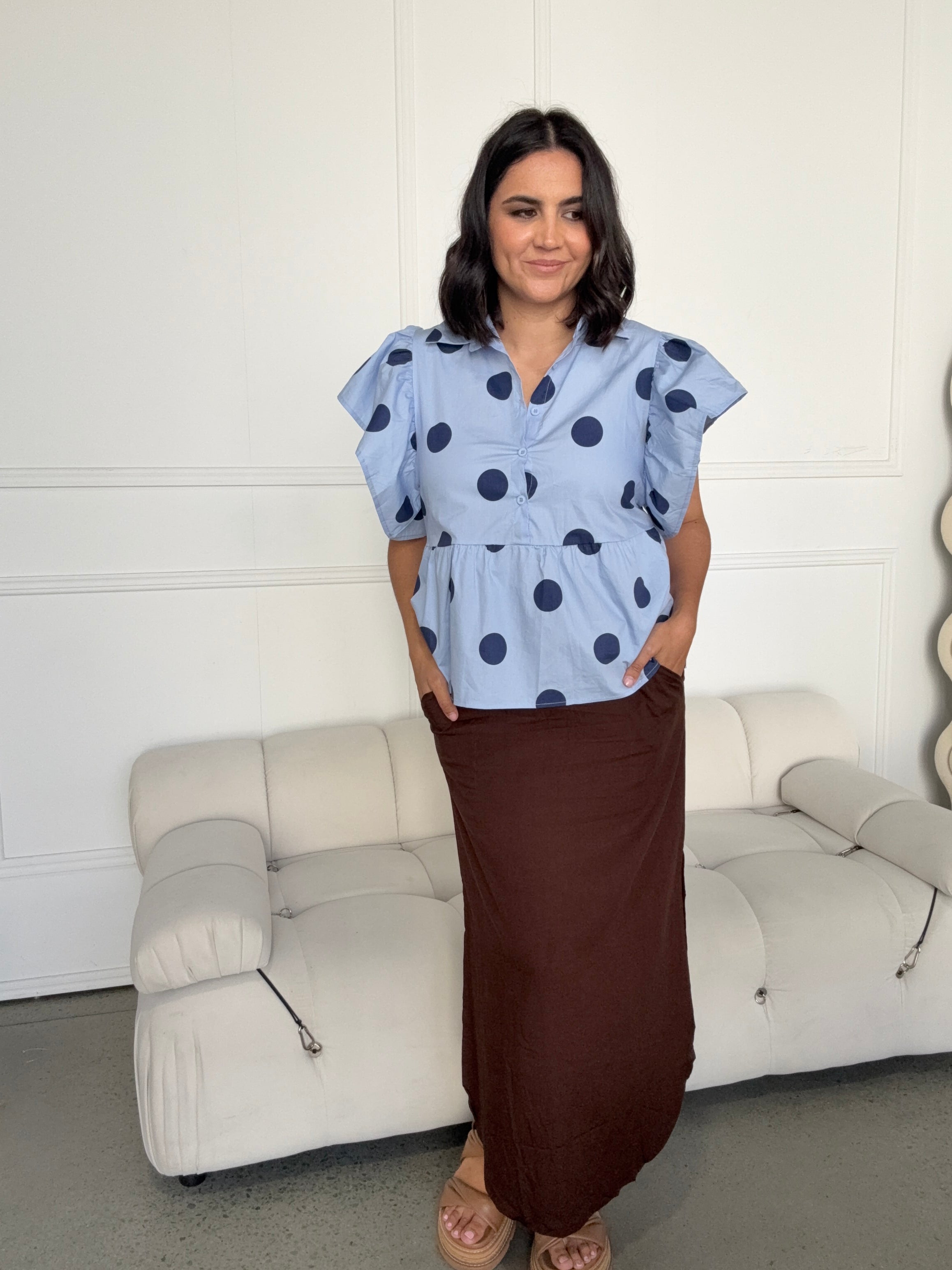 Resort Skirt Chocolate
