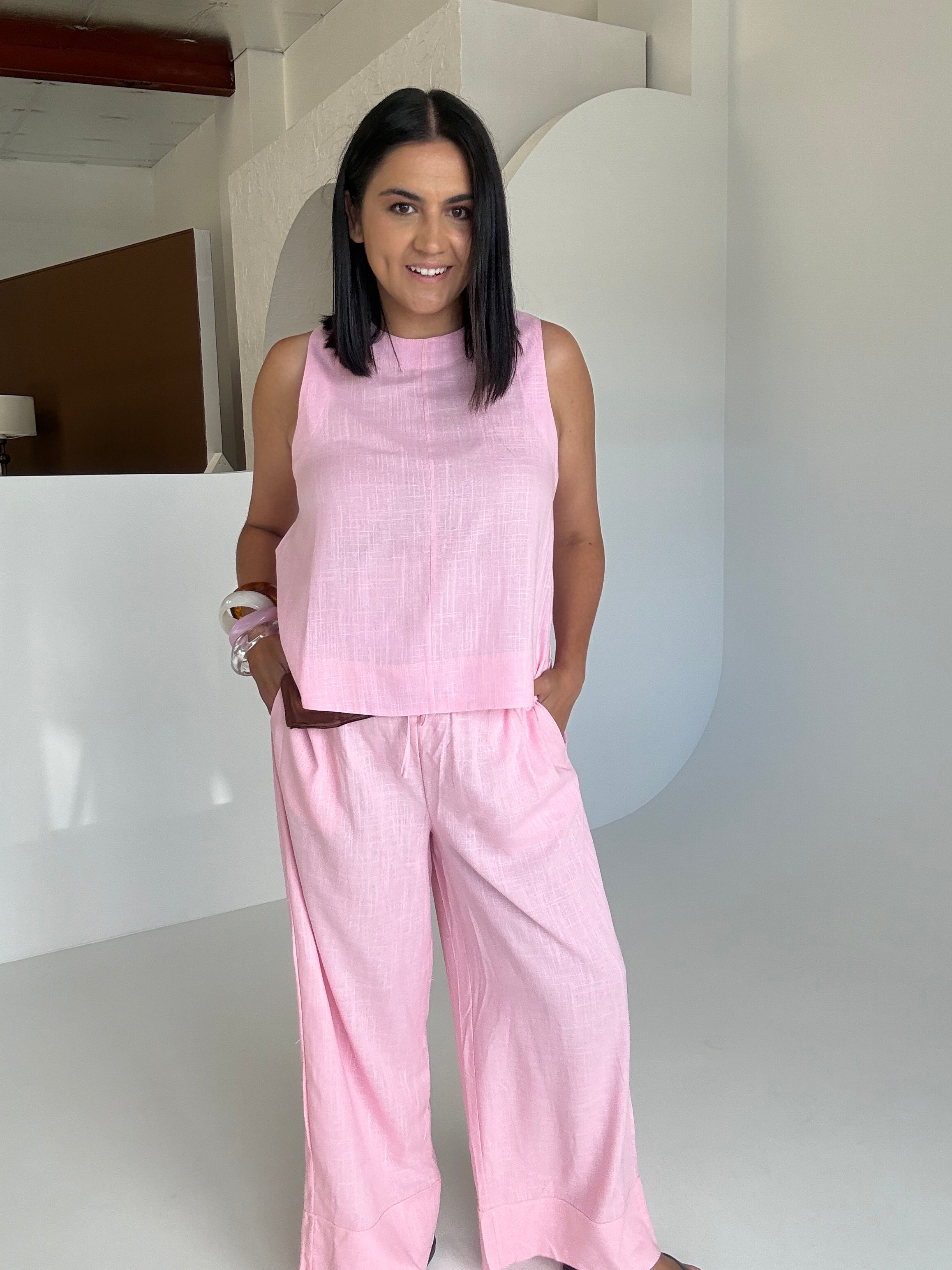 Hailey Swing Top Baby Pink