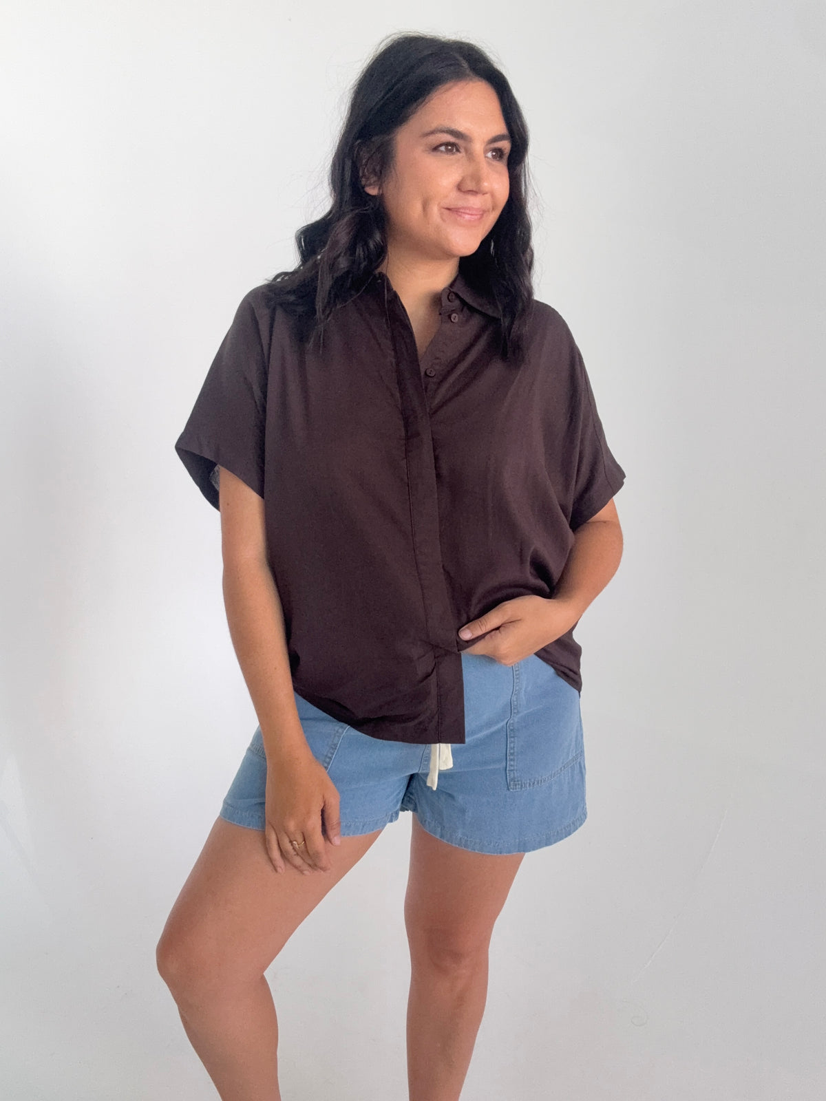 Zoey Shirt Chocolate
