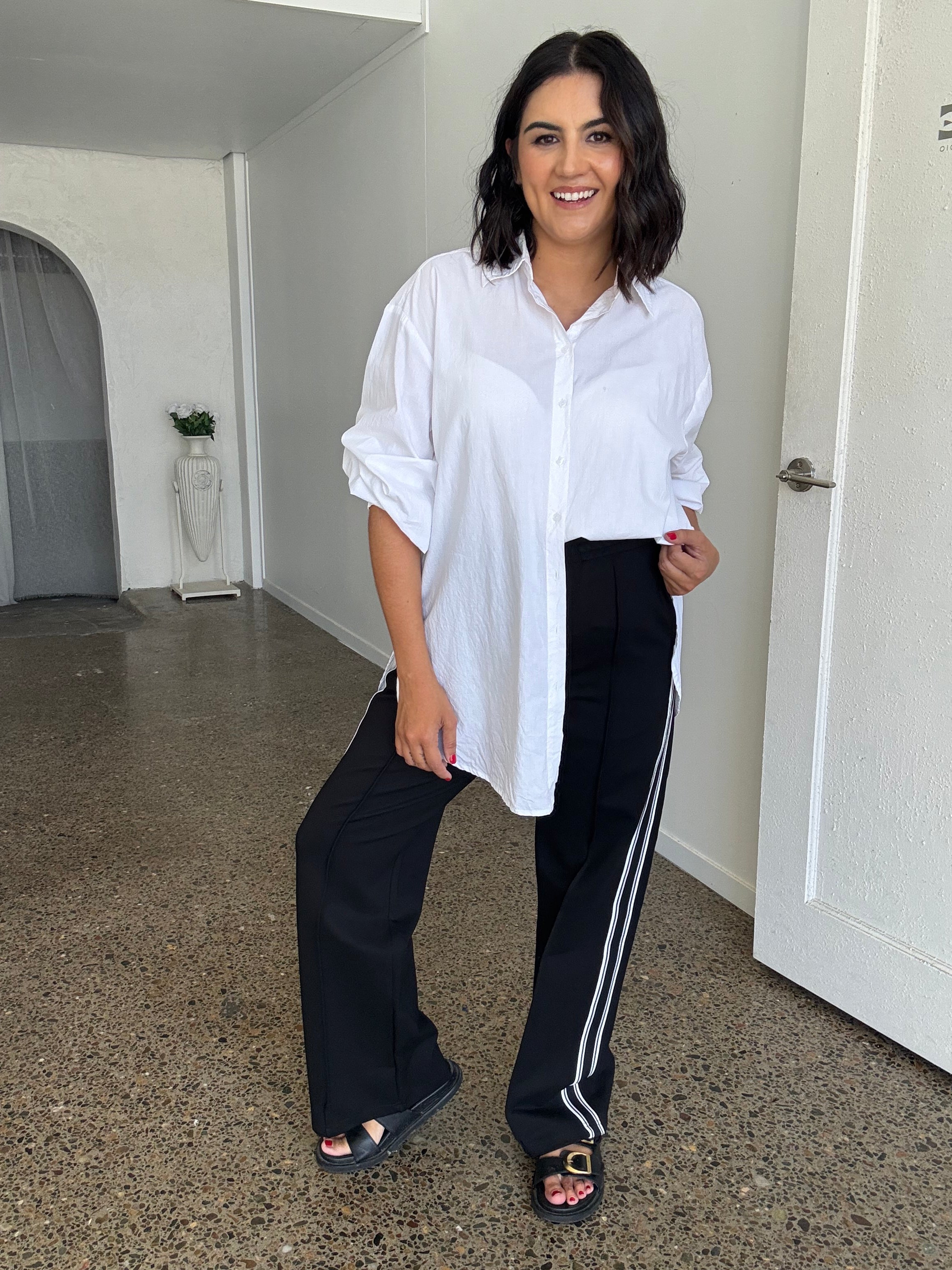 Freya Oversized Tunic/Shirt White