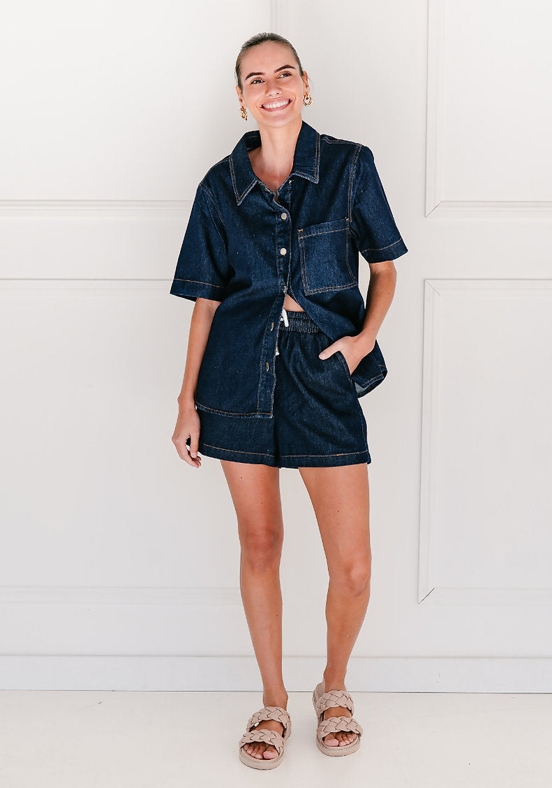 Frankie Denim Shorts Indigo