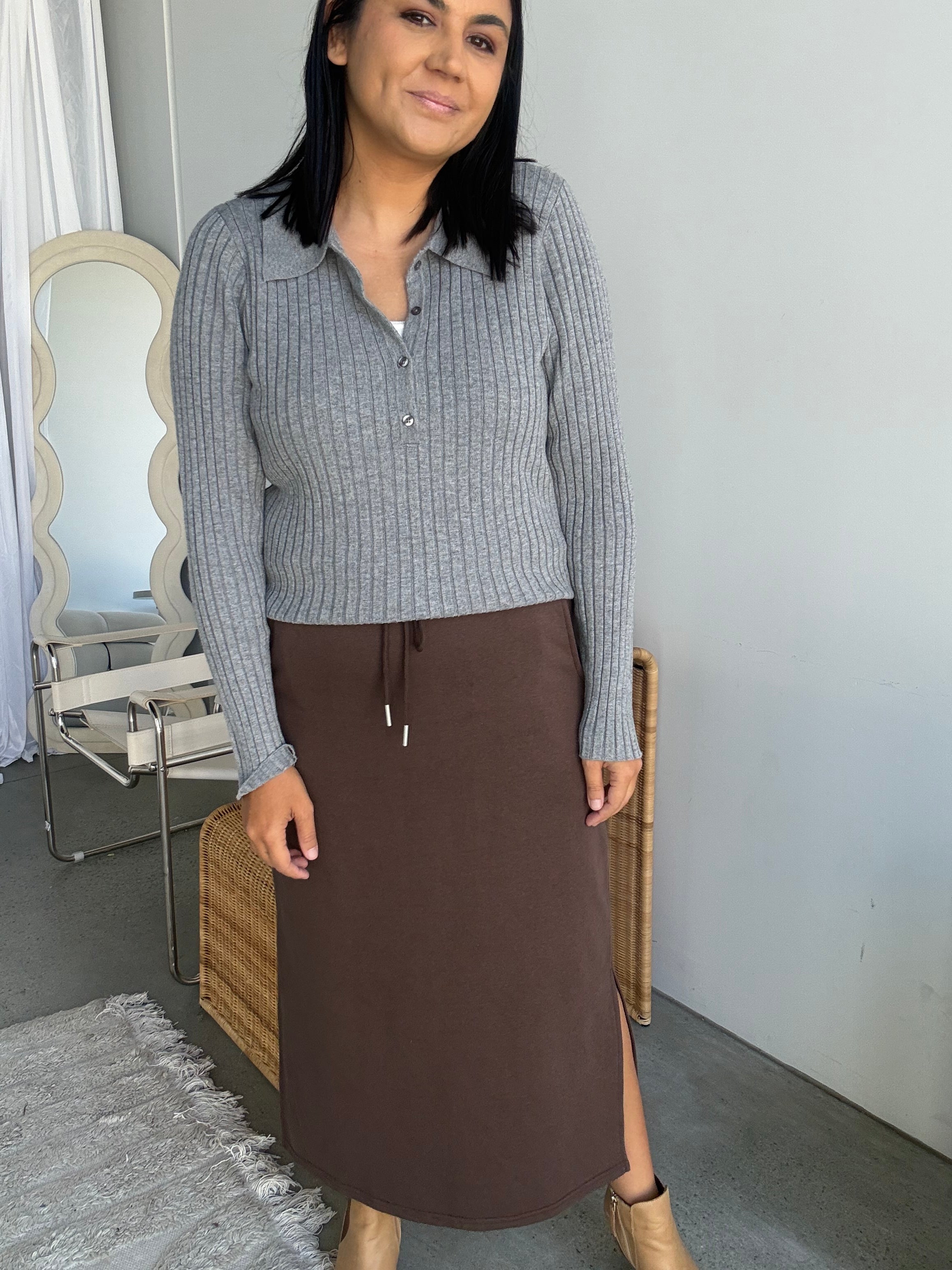 Walker Skirt Brown