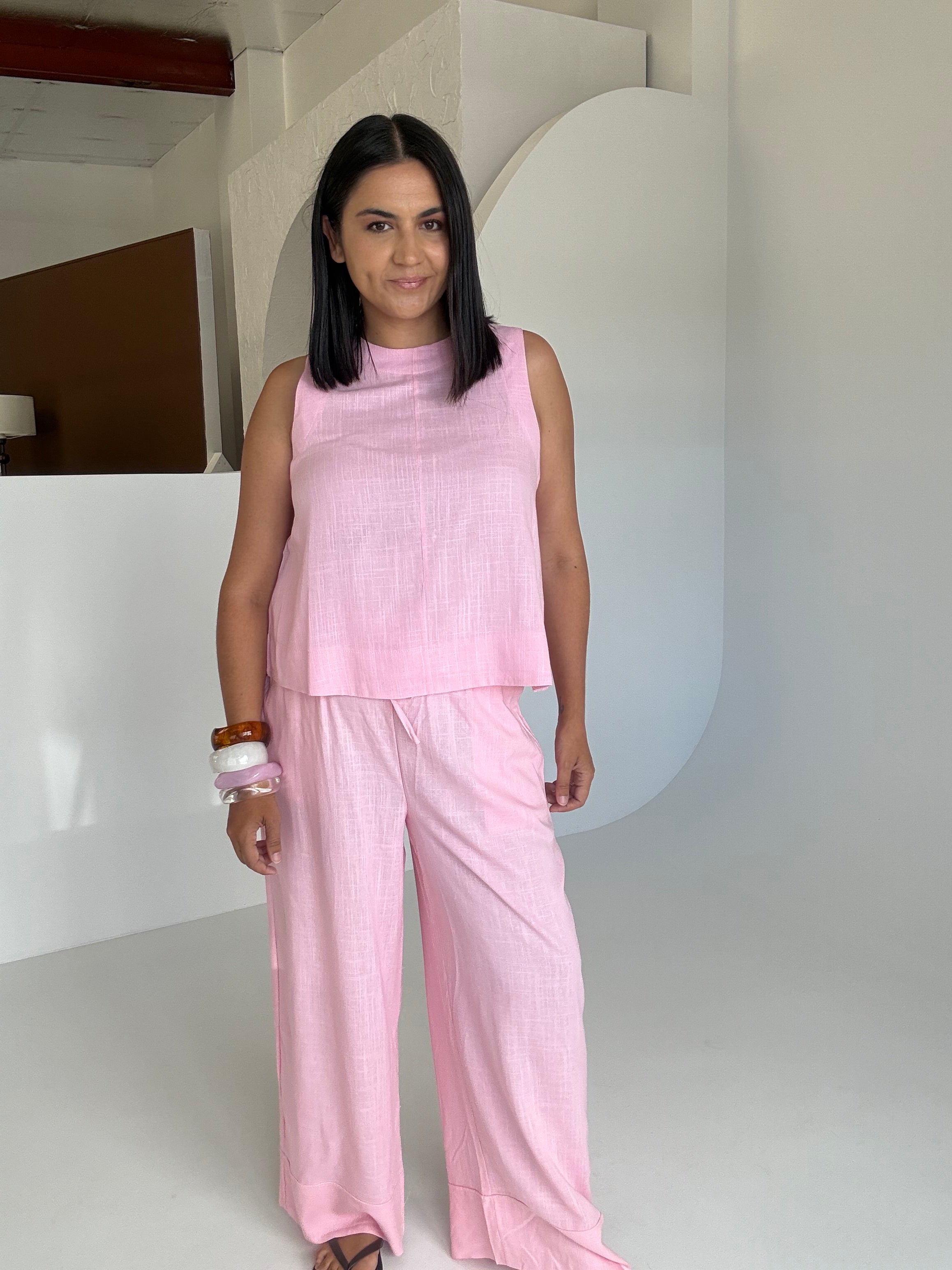 Hailey Pant Baby Pink