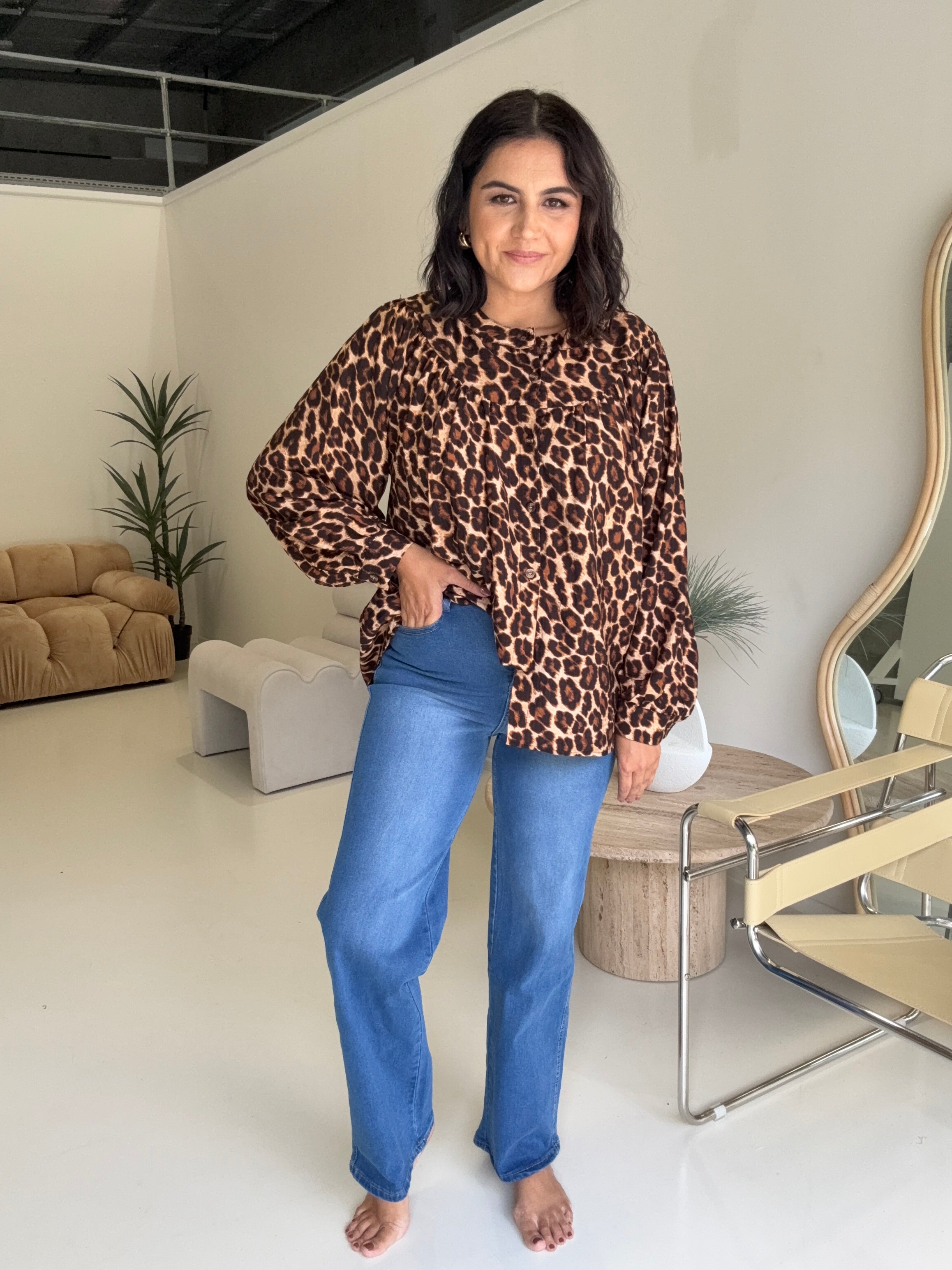 Cuffed Jeans Indigo