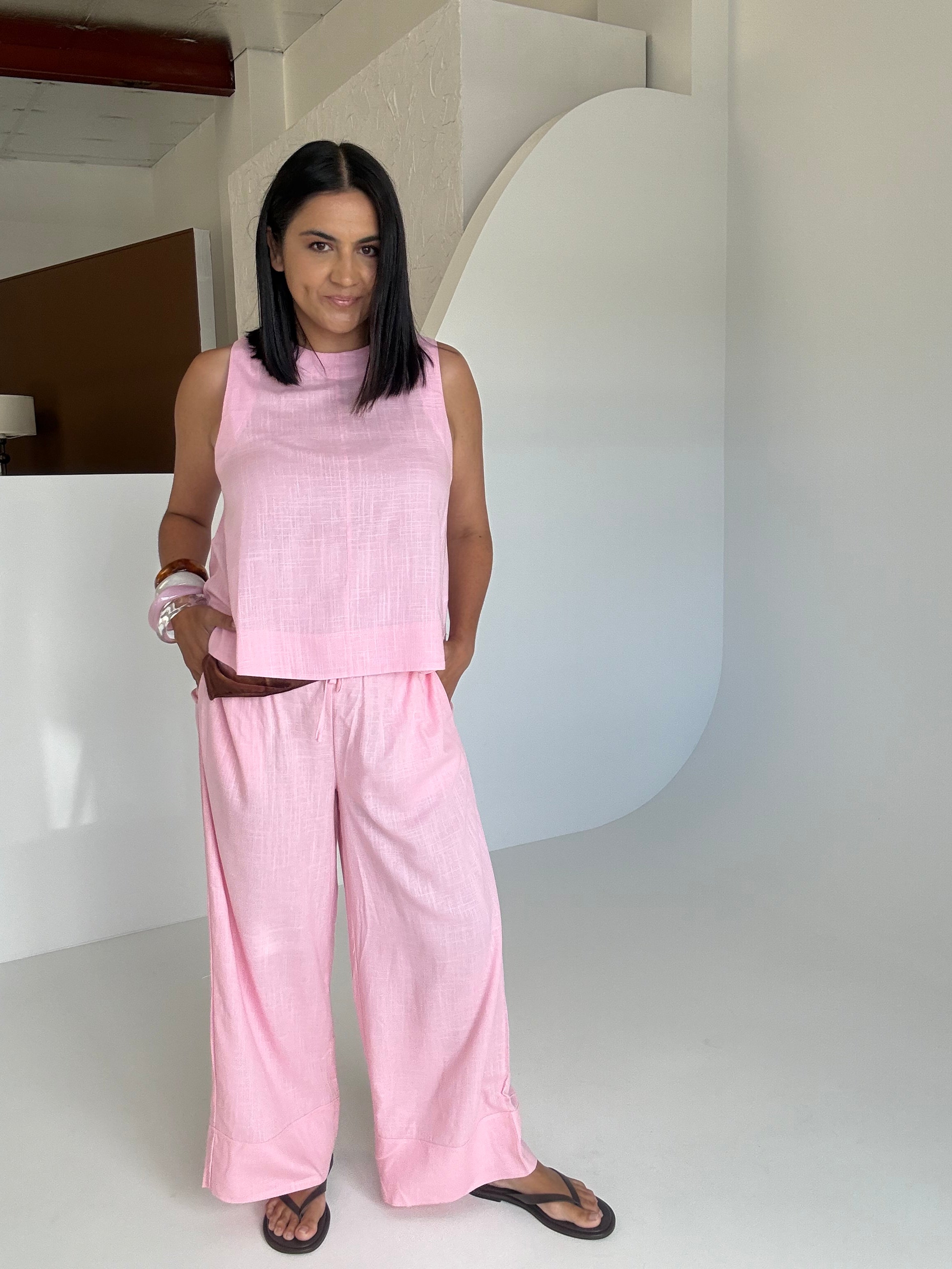 Hailey Pant Baby Pink