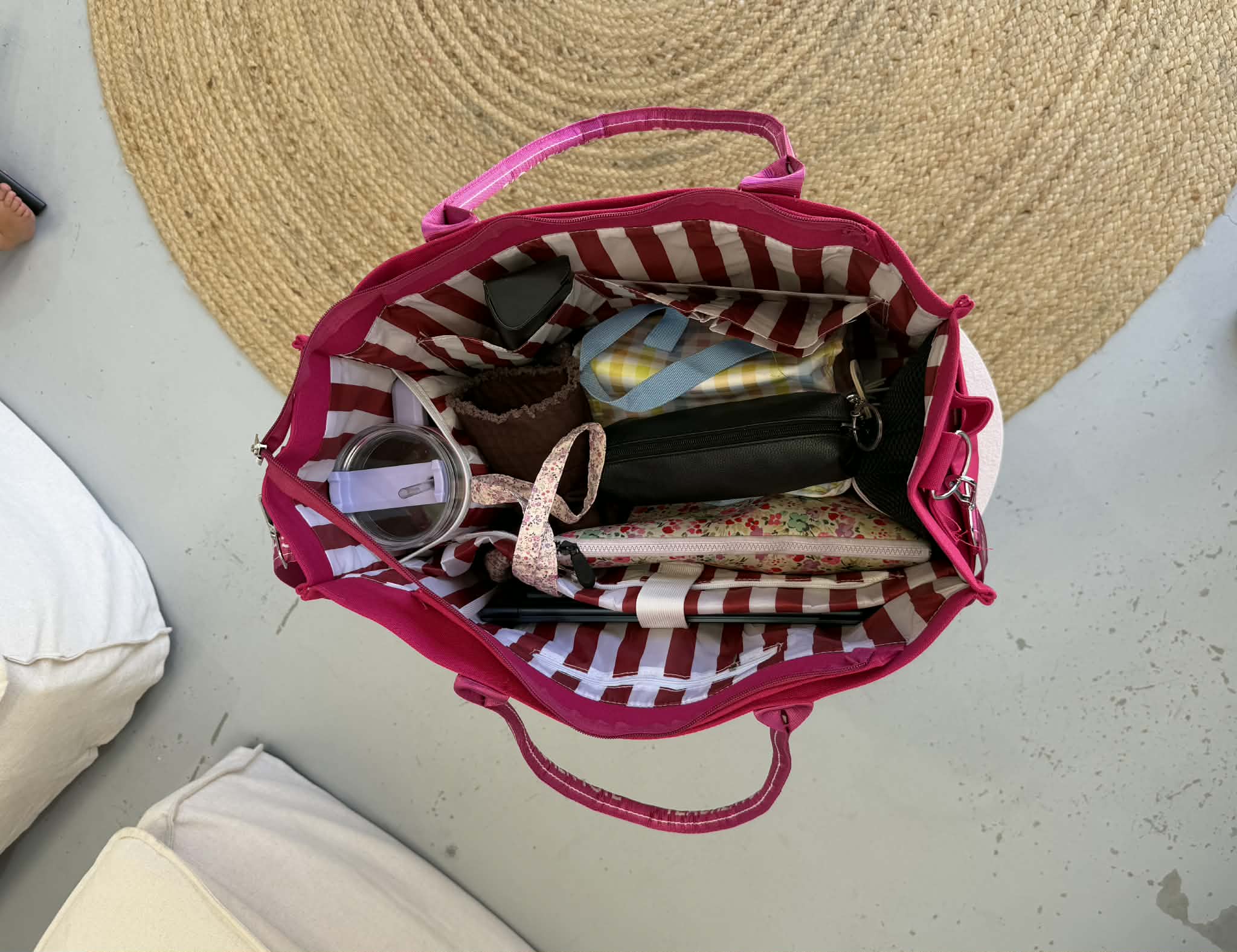 Teacher Tote Hot Pink PREORDER