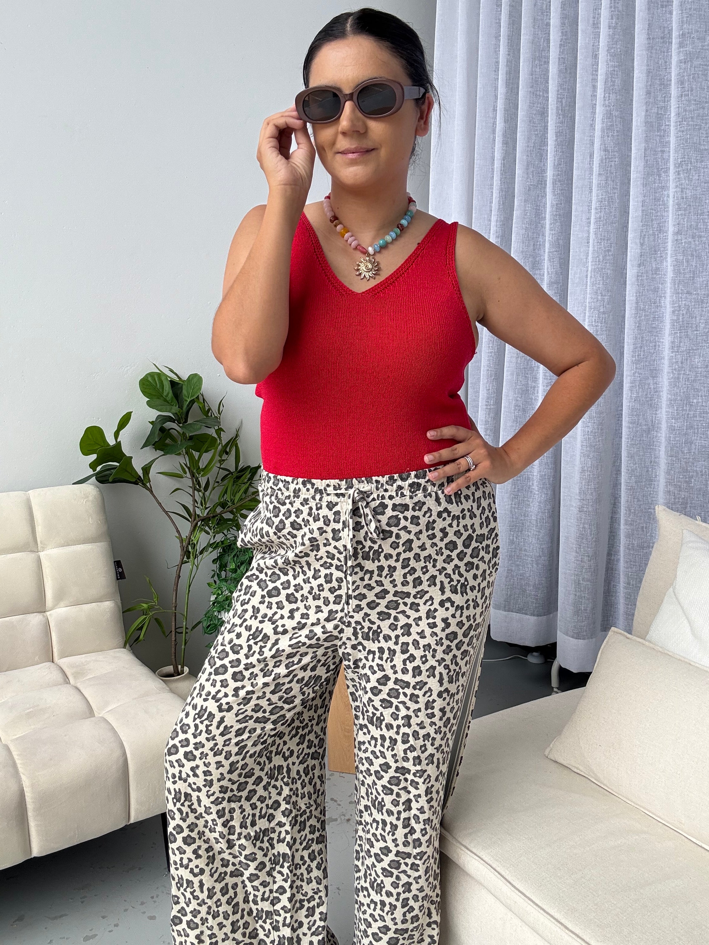 Charlie Leopard Pants