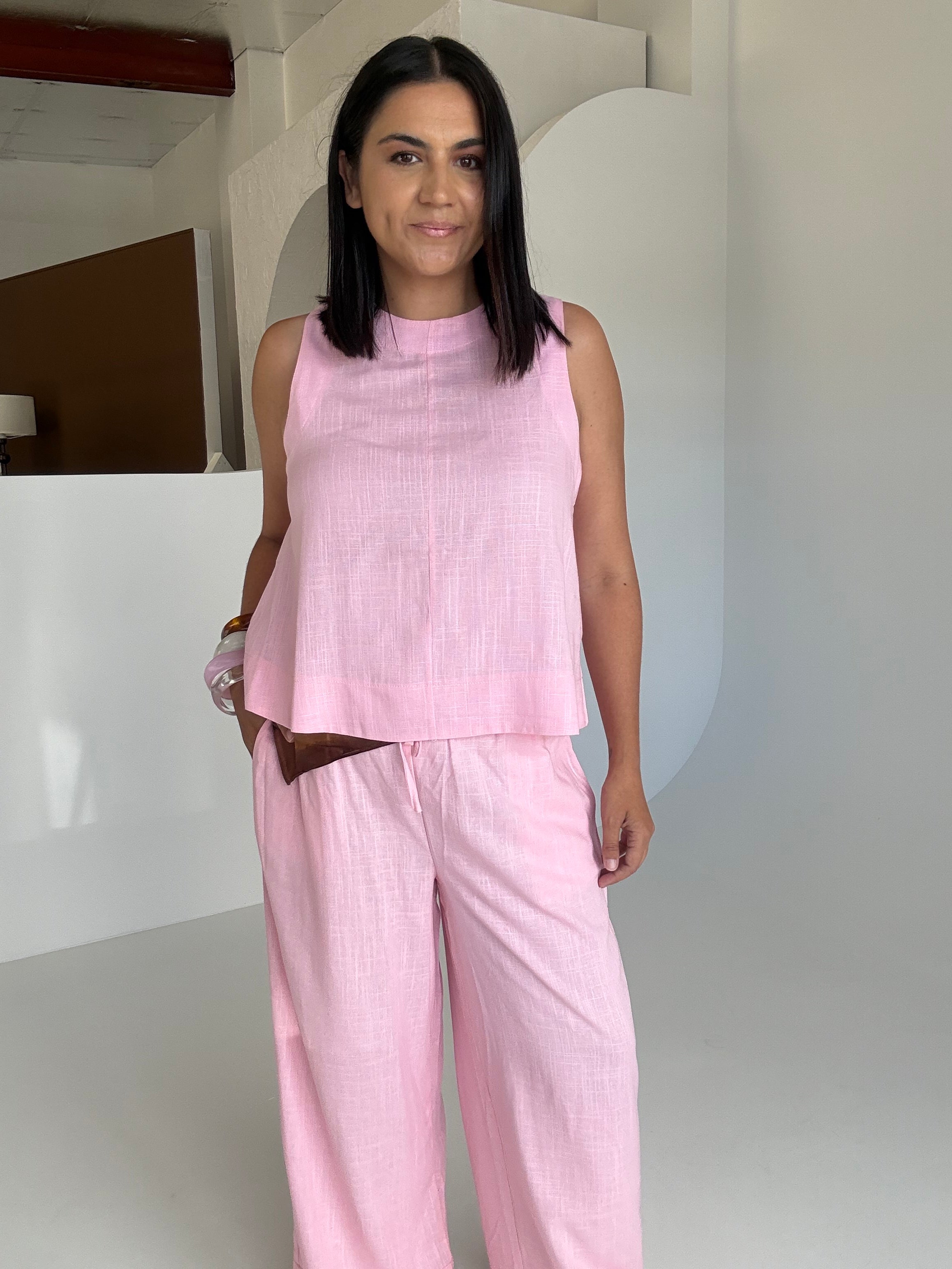 Hailey Pant Baby Pink