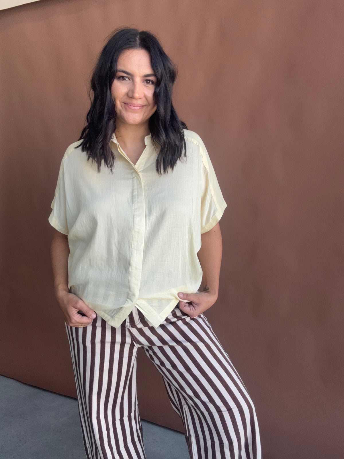 Zoey Shirt Lemon
