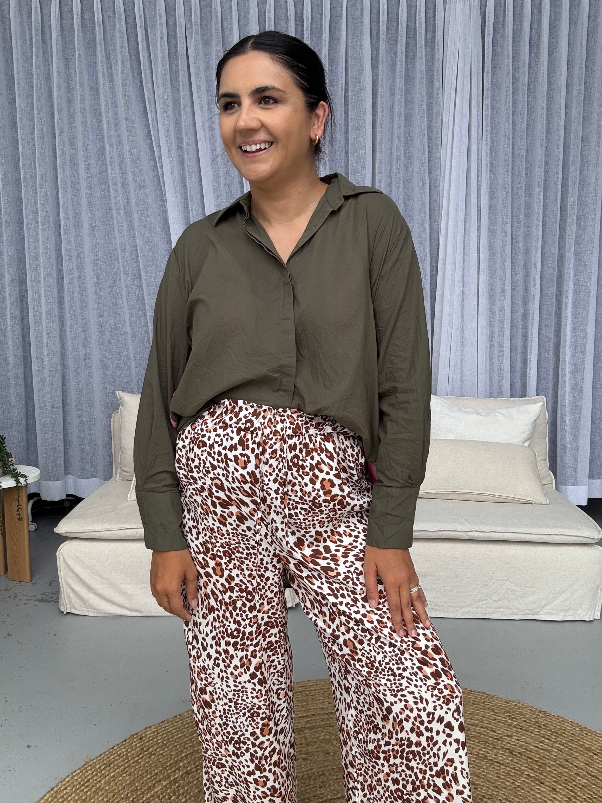 Elodie Leopard Pants