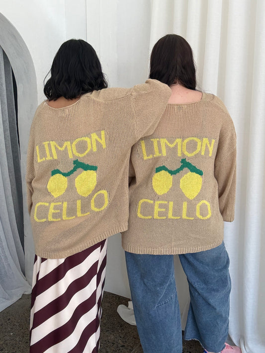 Lemoncello Cardigan Oatmeal