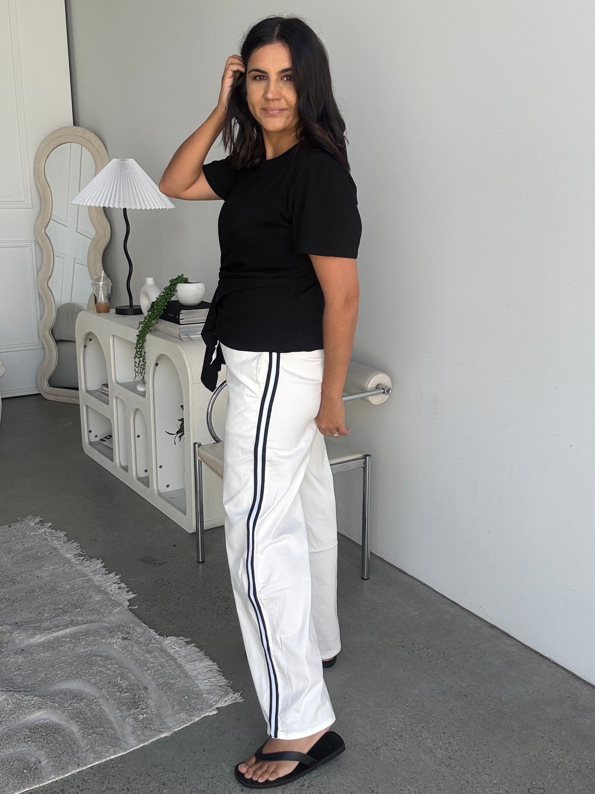Paris White Jeans