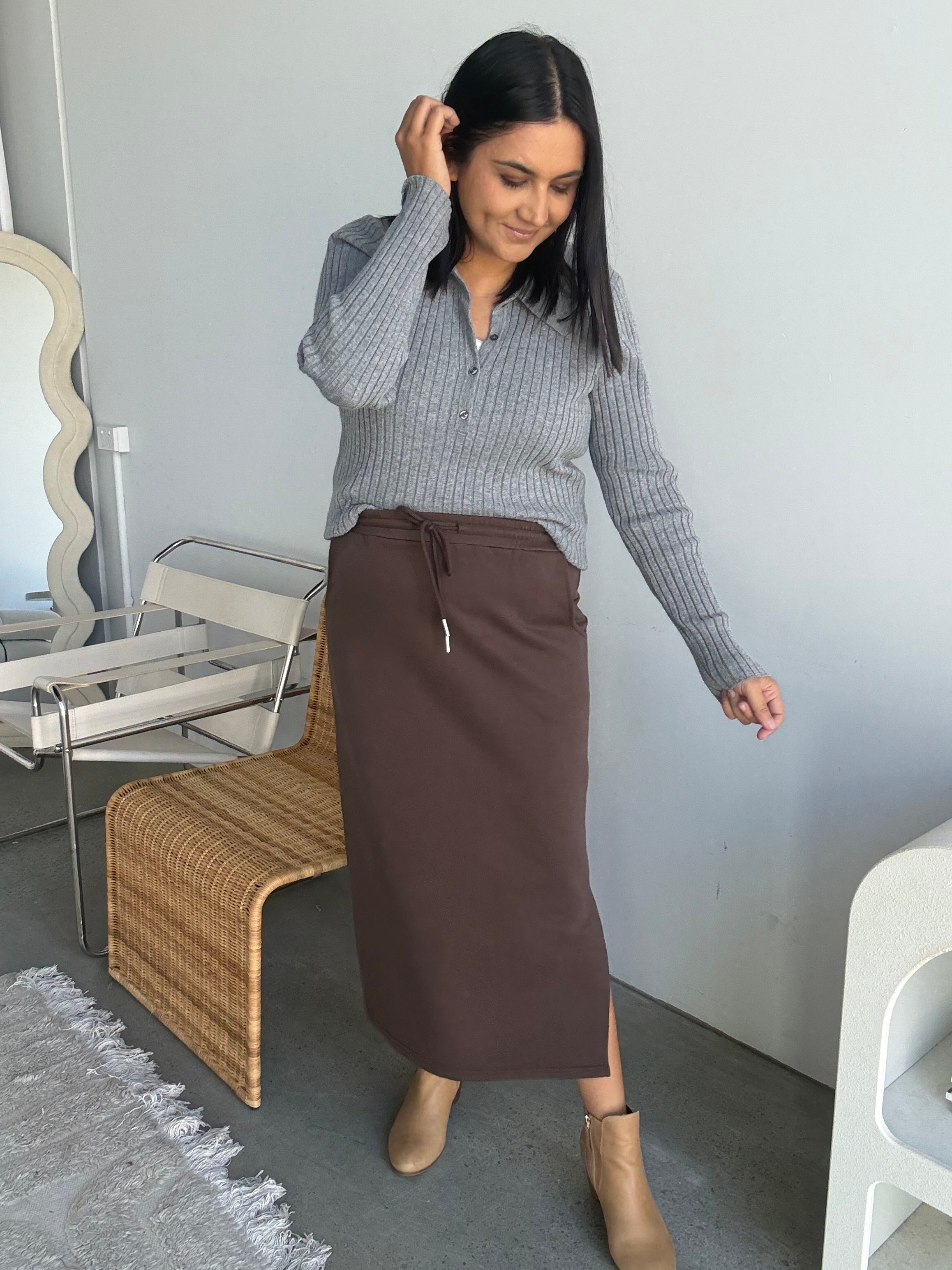 Walker Skirt Brown