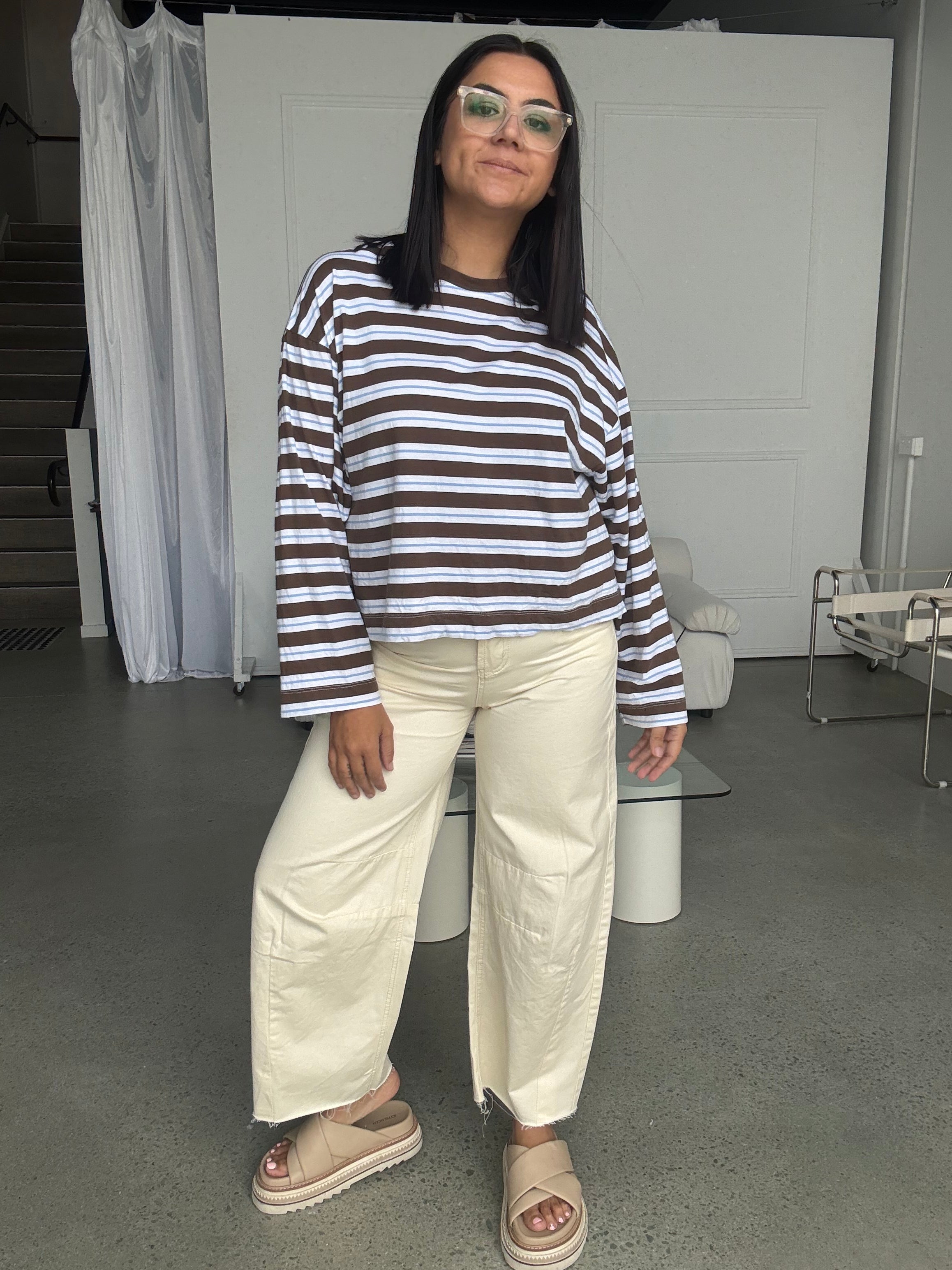 Beau Long Sleeve Slouchy Tee