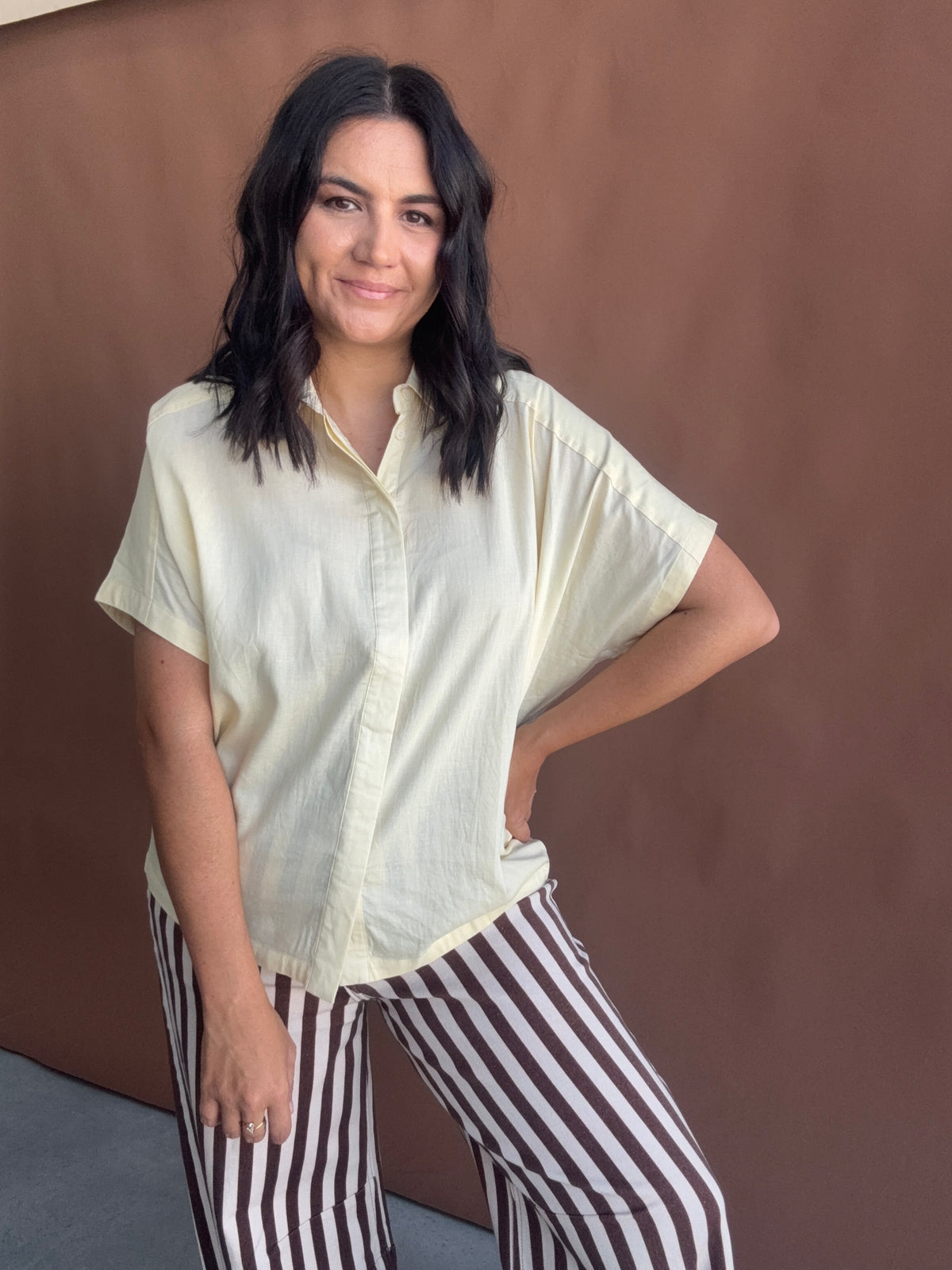 Zoey Shirt Lemon
