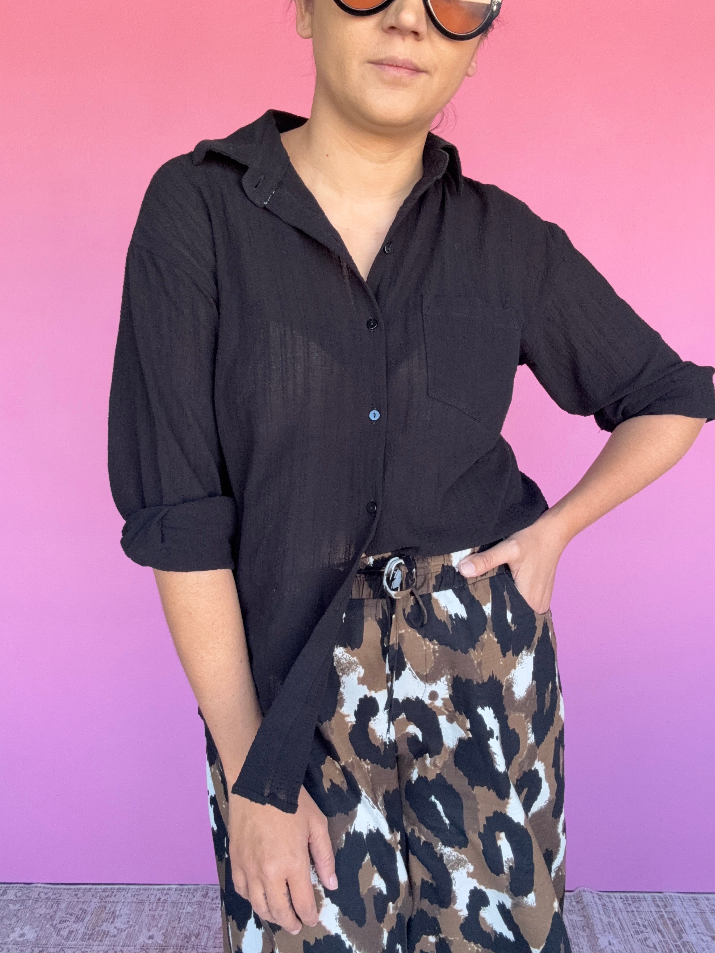 Sara Shirt Black
