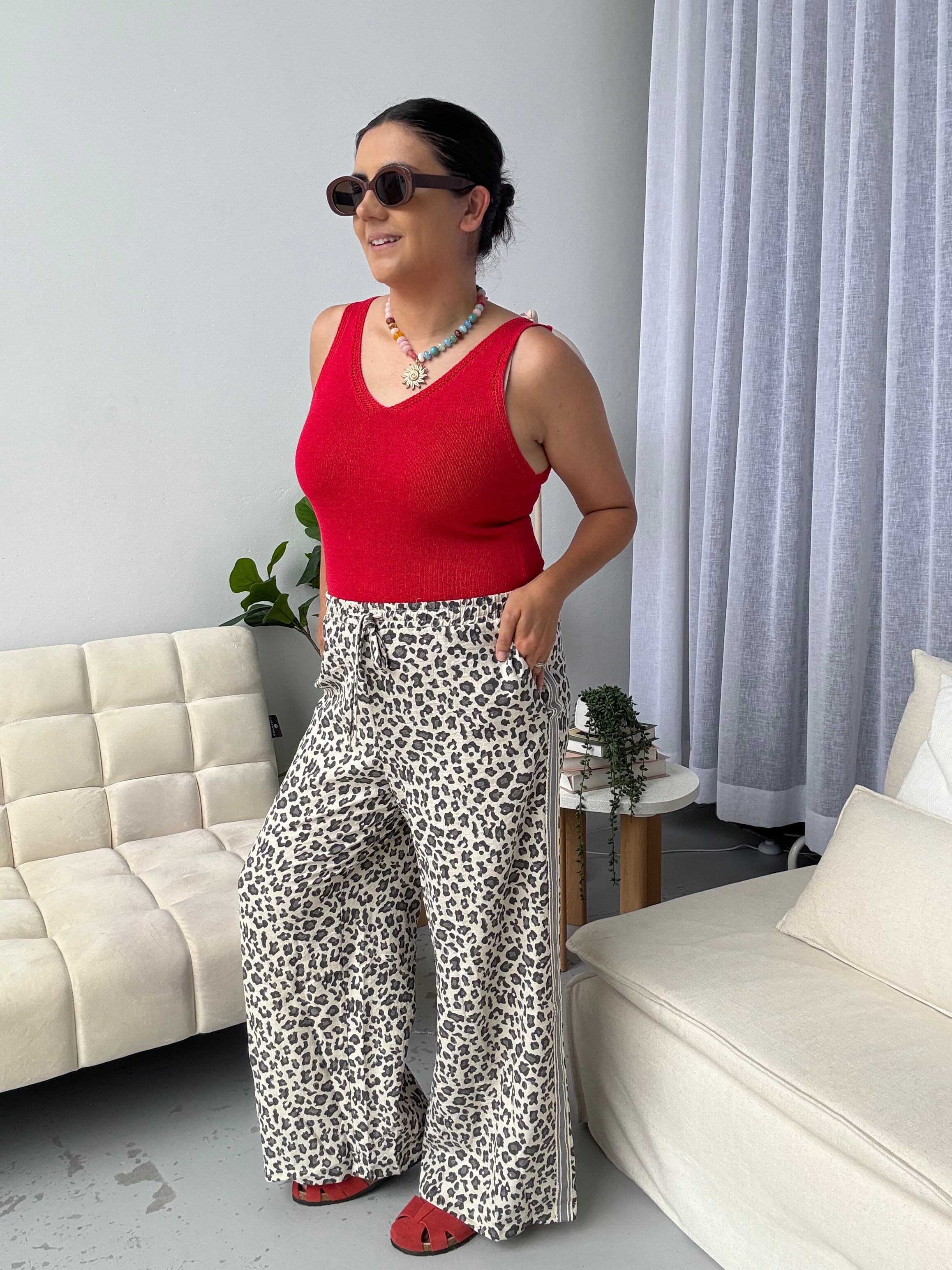 Charlie Leopard Pants