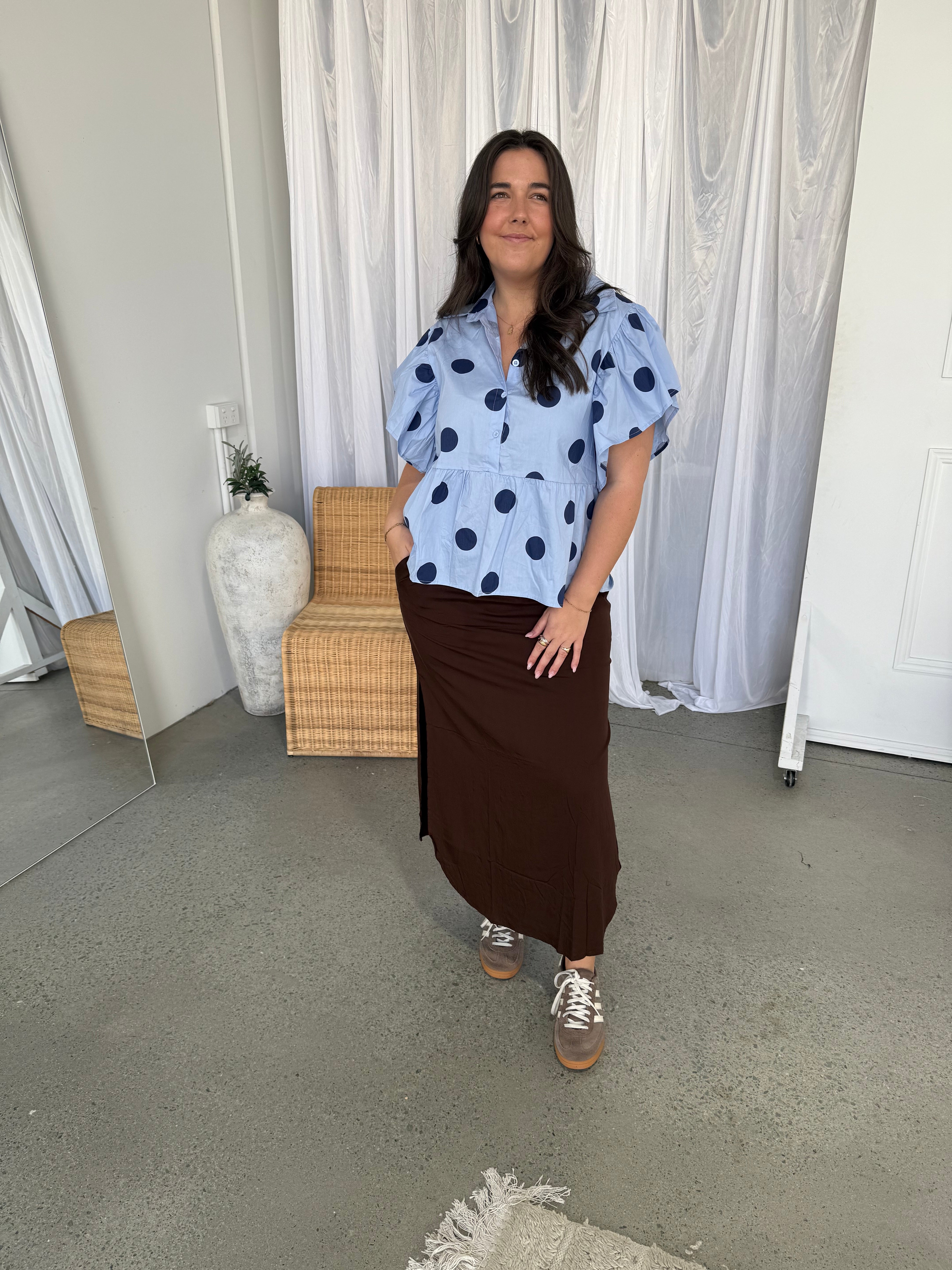 Resort Skirt Chocolate