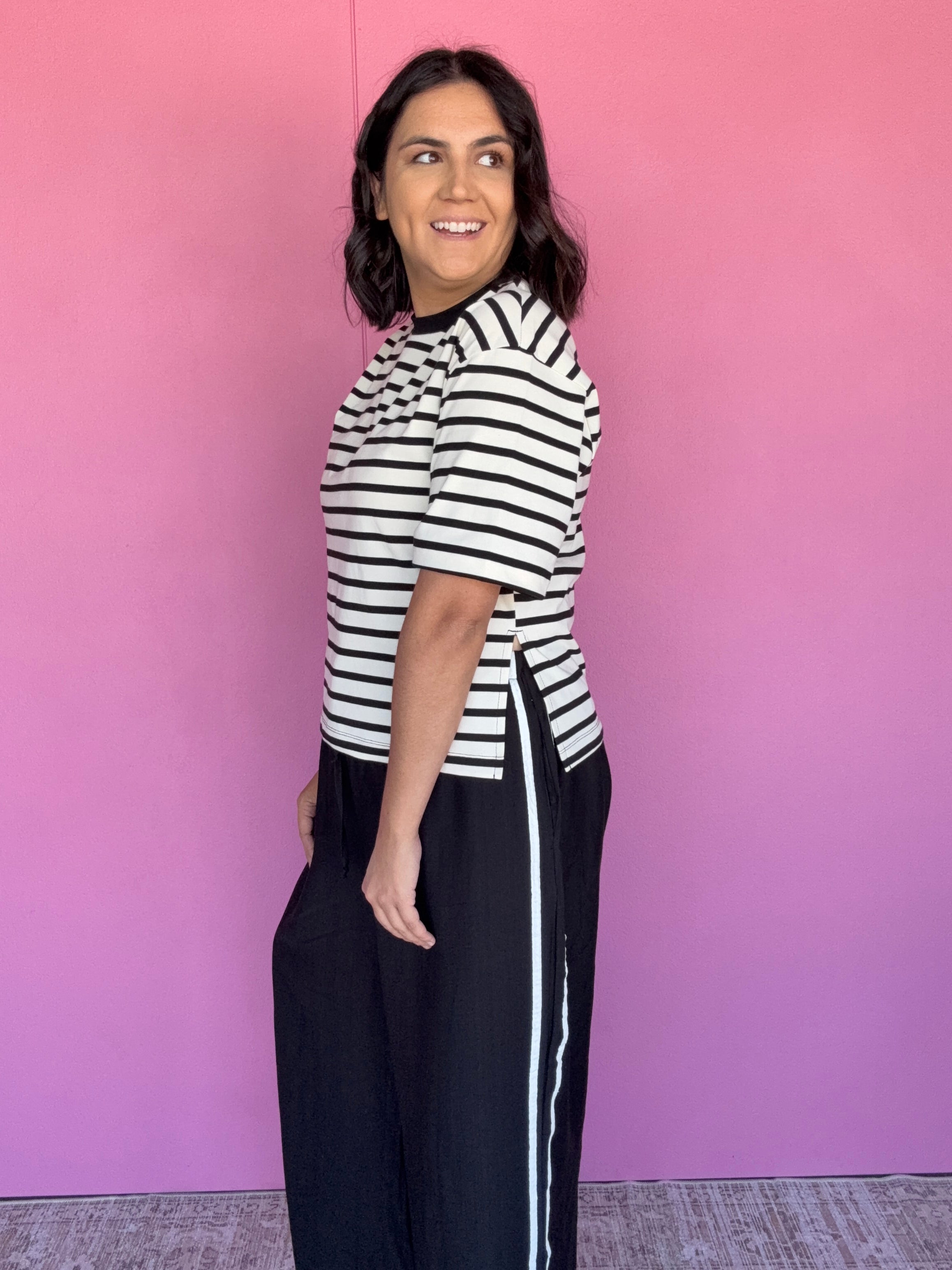 Naomi Stripe Tee