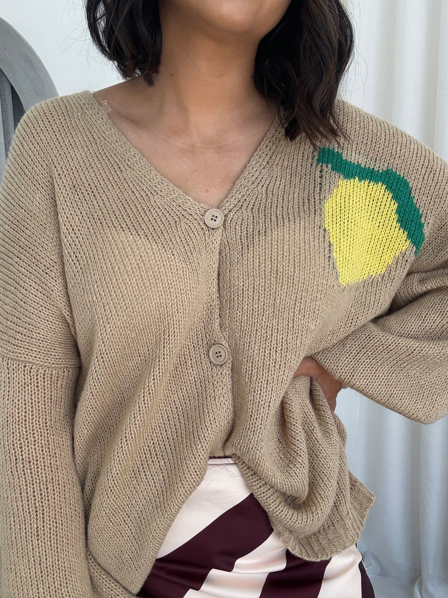 Lemoncello Cardigan Oatmeal