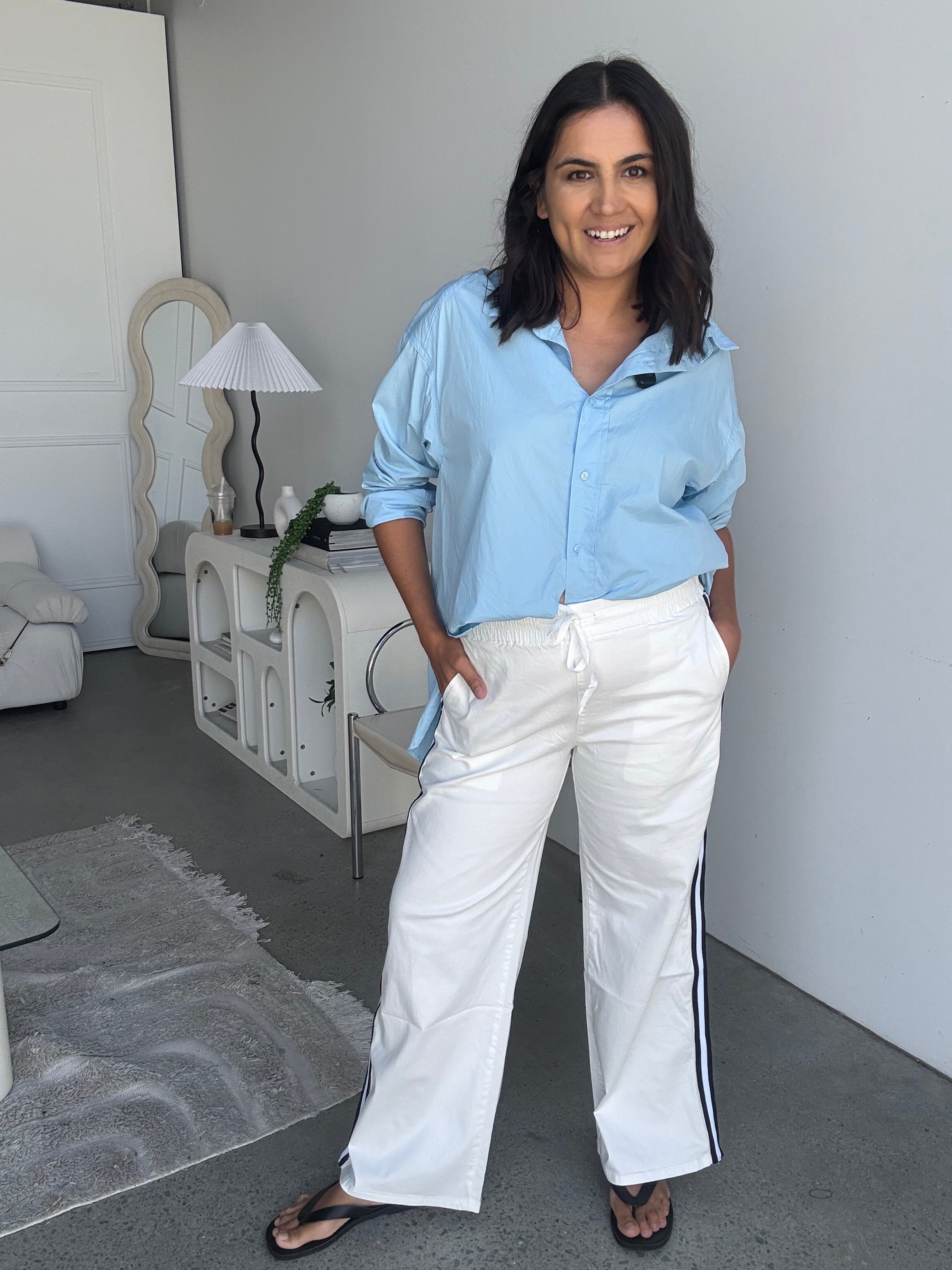 Paris White Jeans