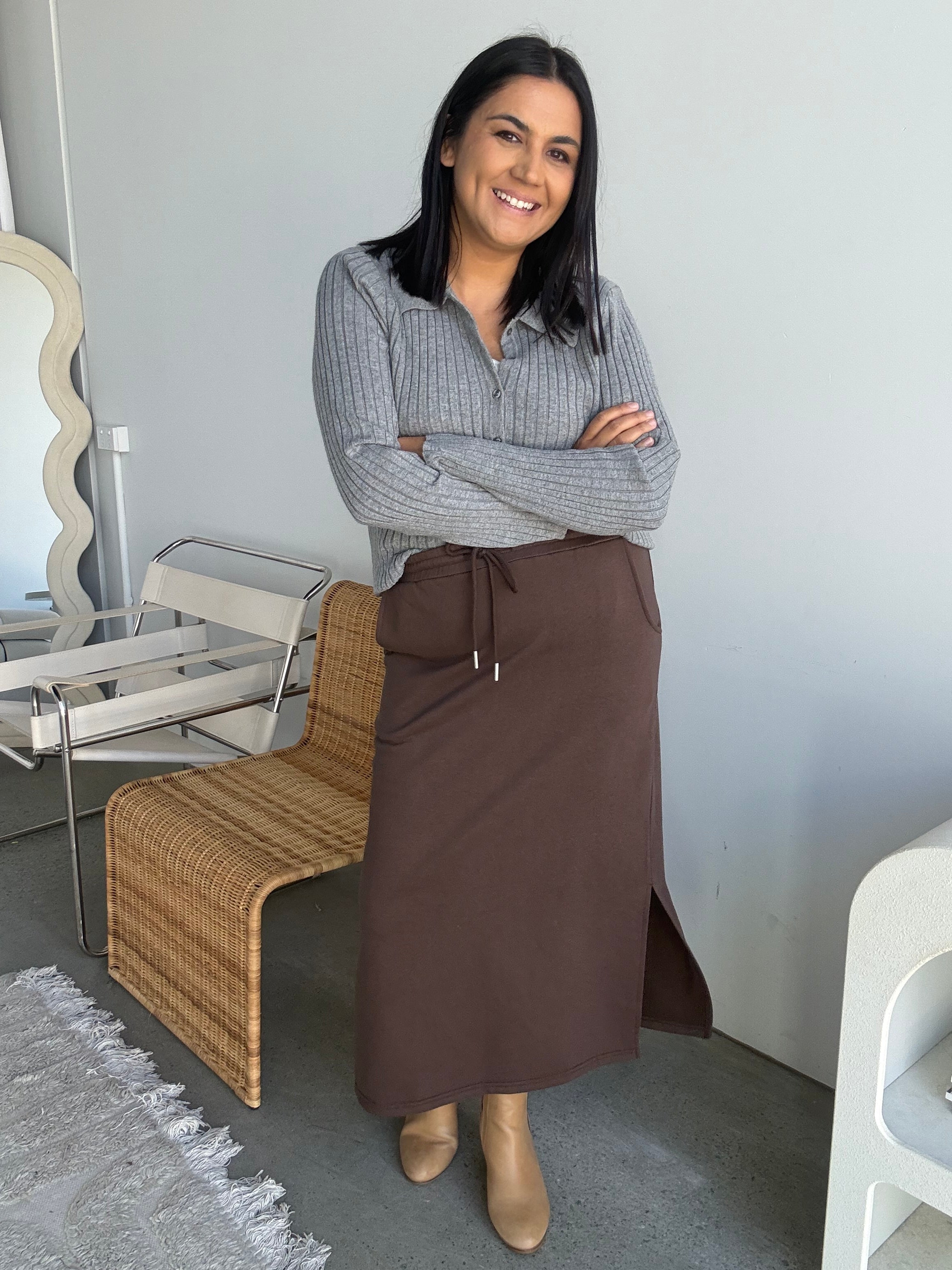 Walker Skirt Brown