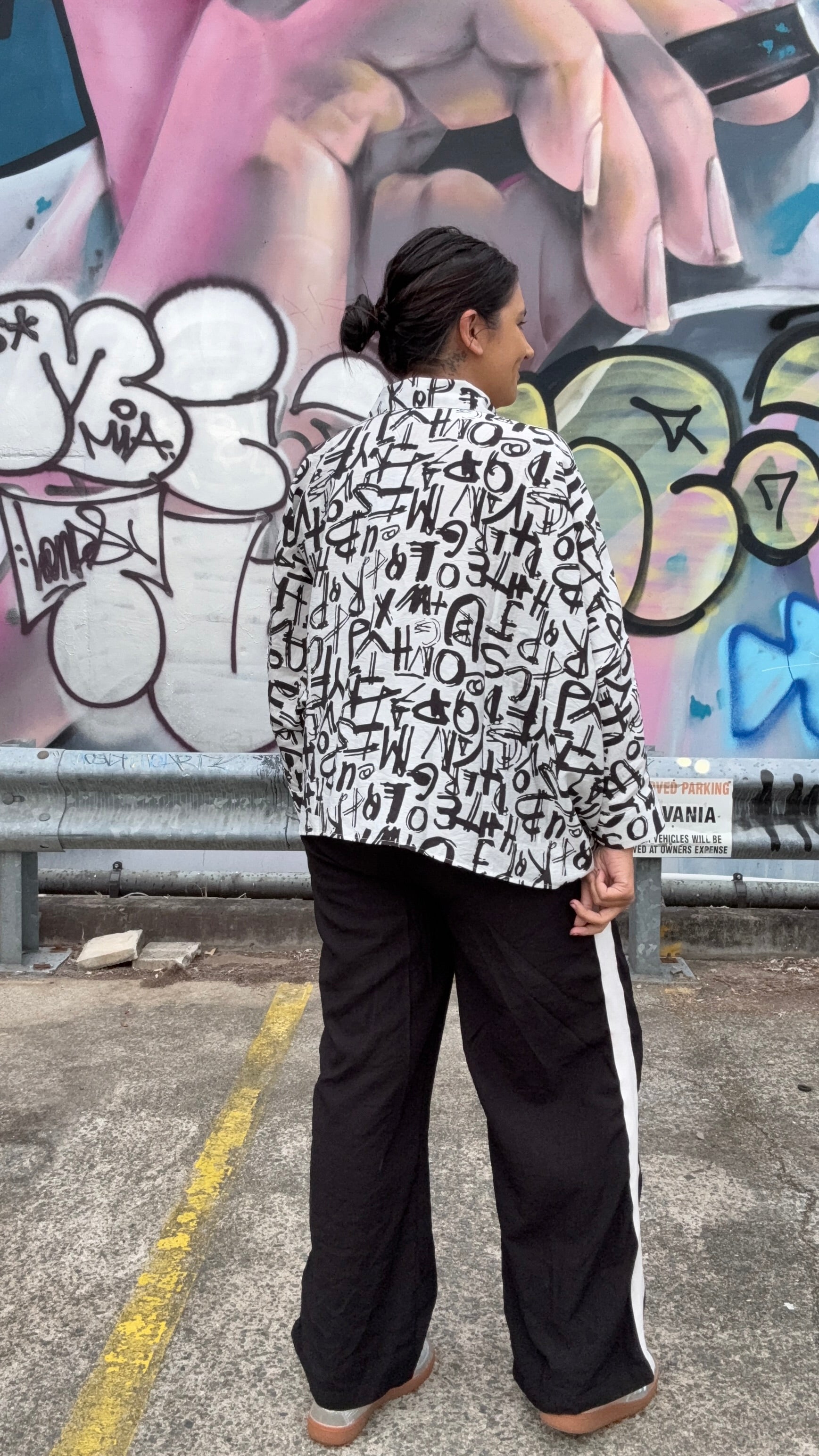 Oversized Letter Shirt