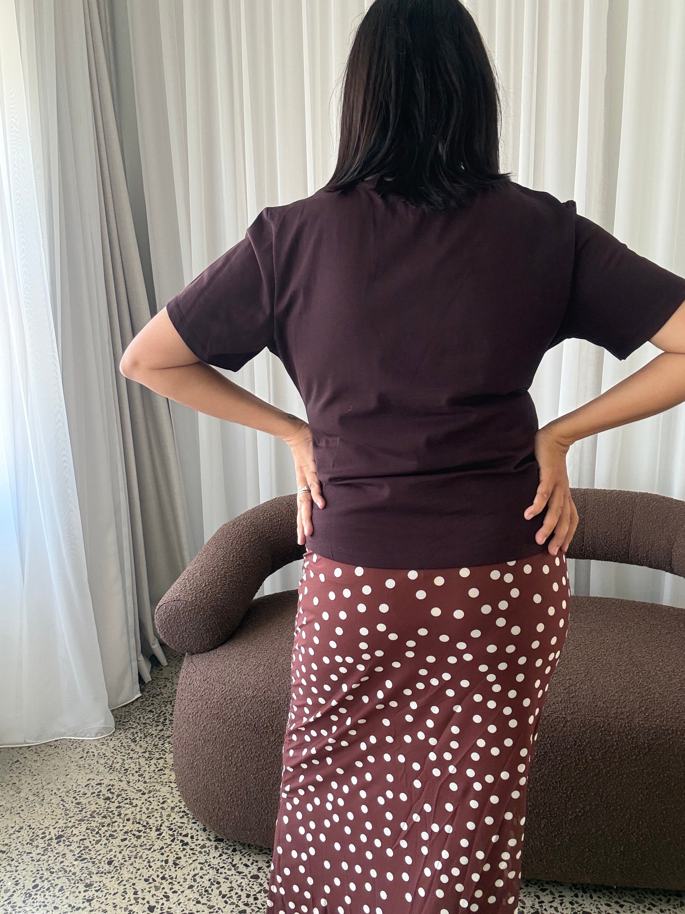 Cotton Ring Detail Top Plum