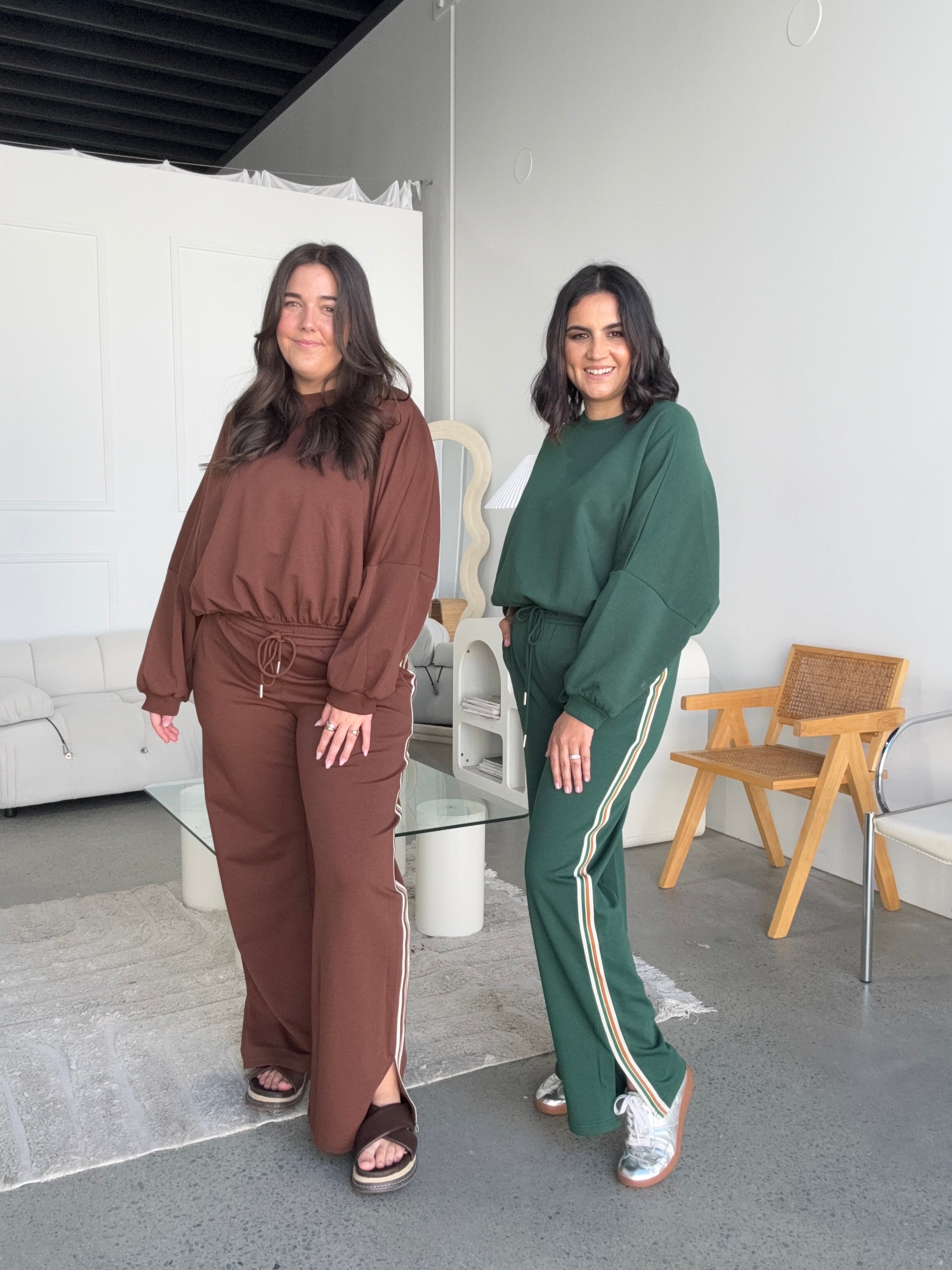 Tate Jersey Sweatshirt Chocolate