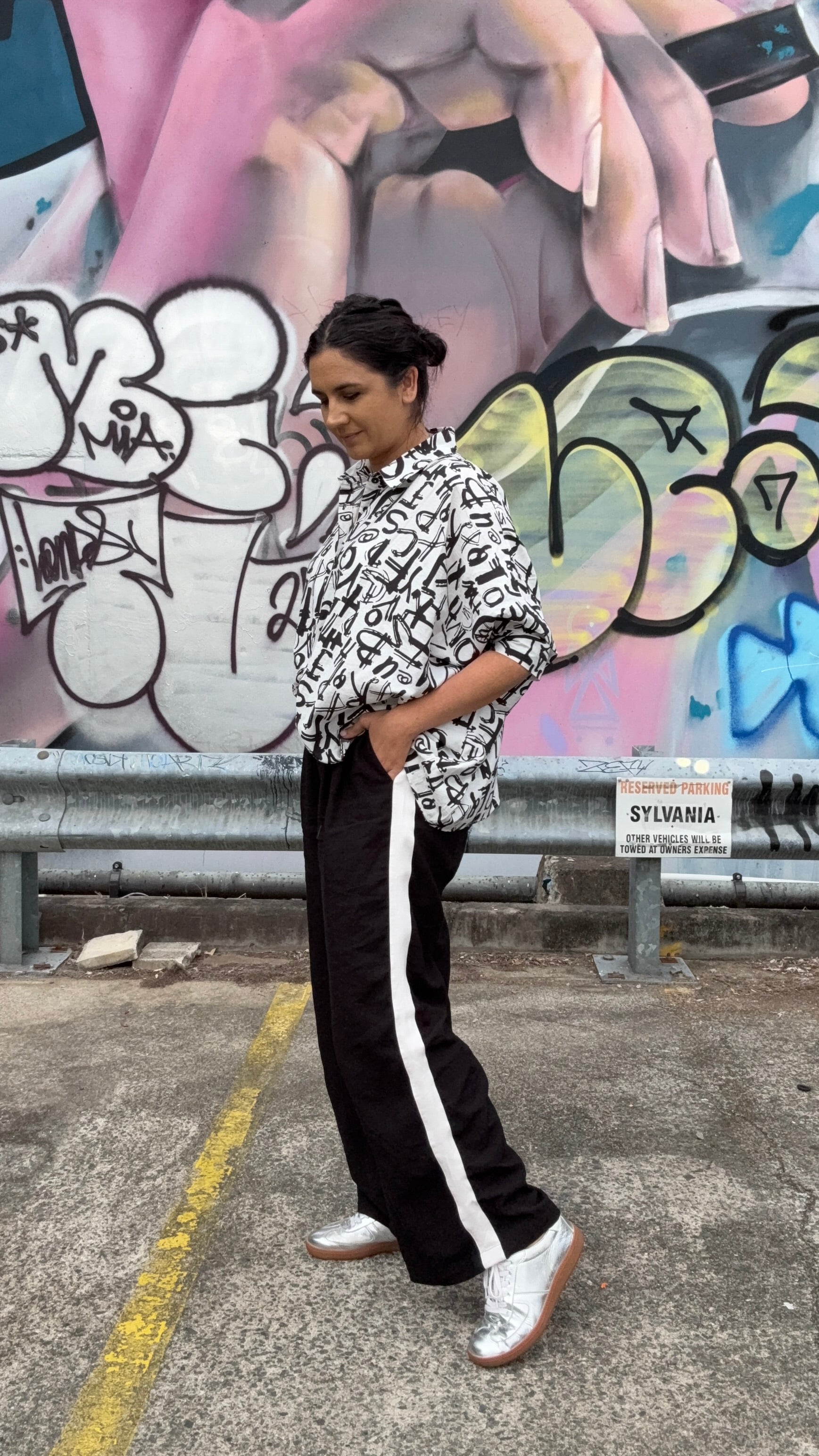 Oversized Letter Shirt