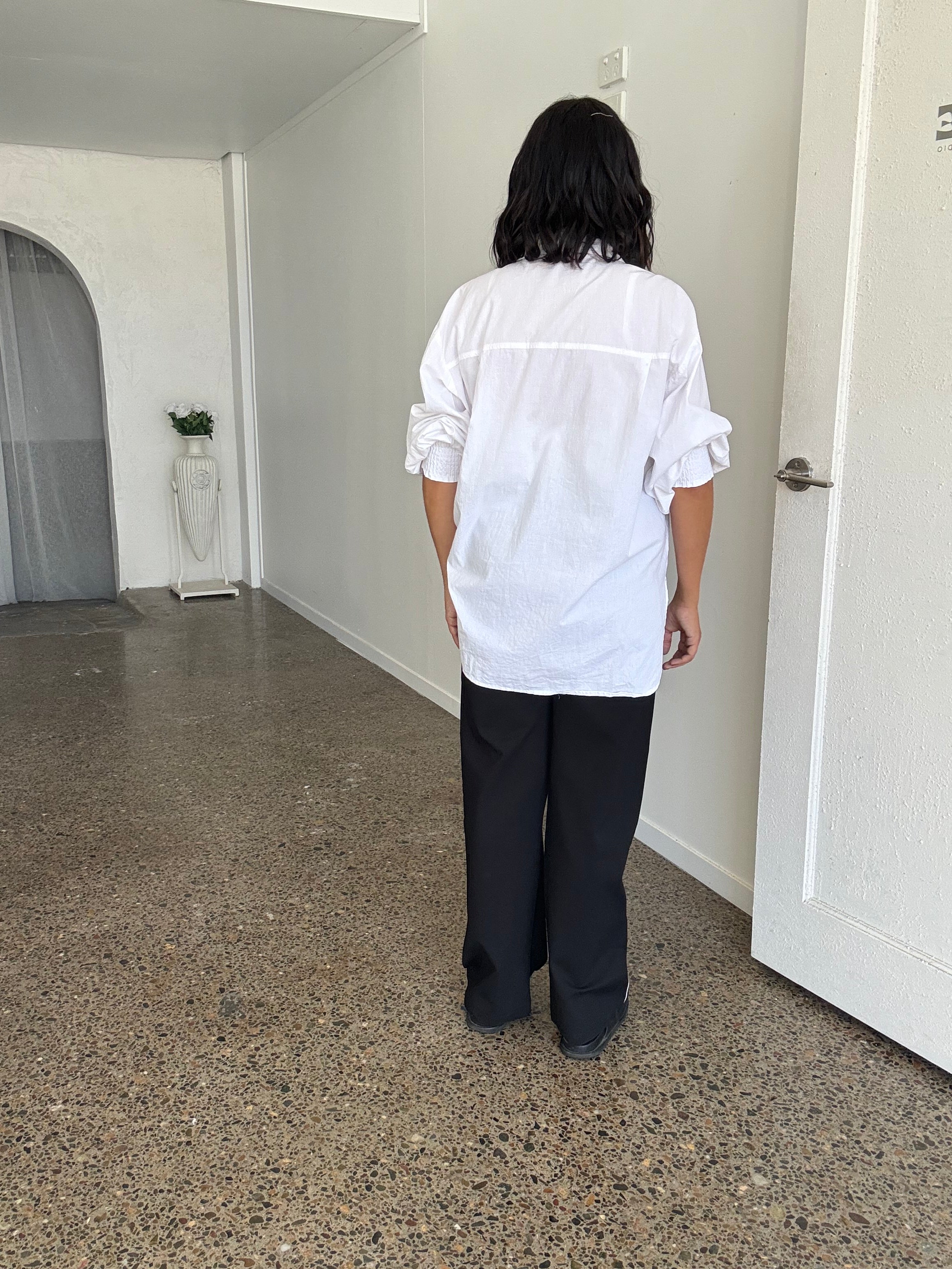 Freya Oversized Tunic/Shirt White