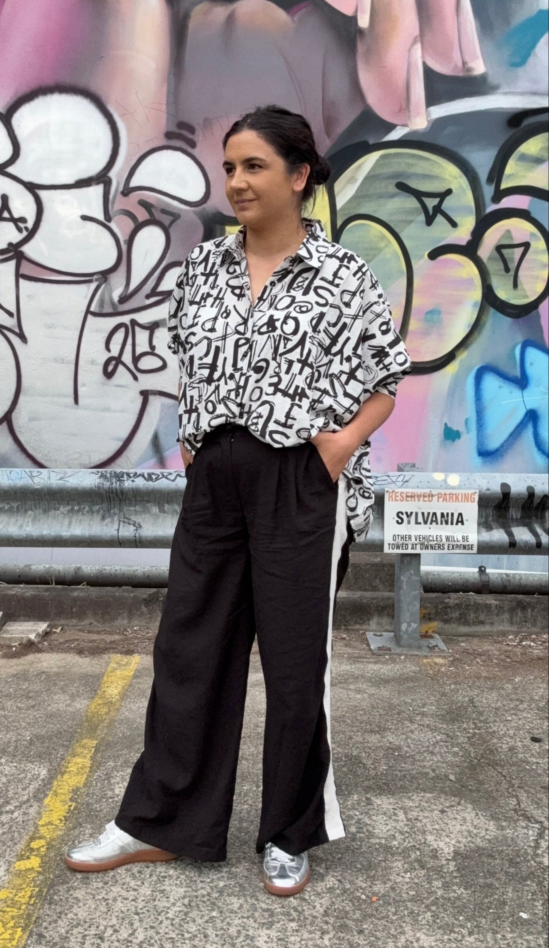 Oversized Letter Shirt