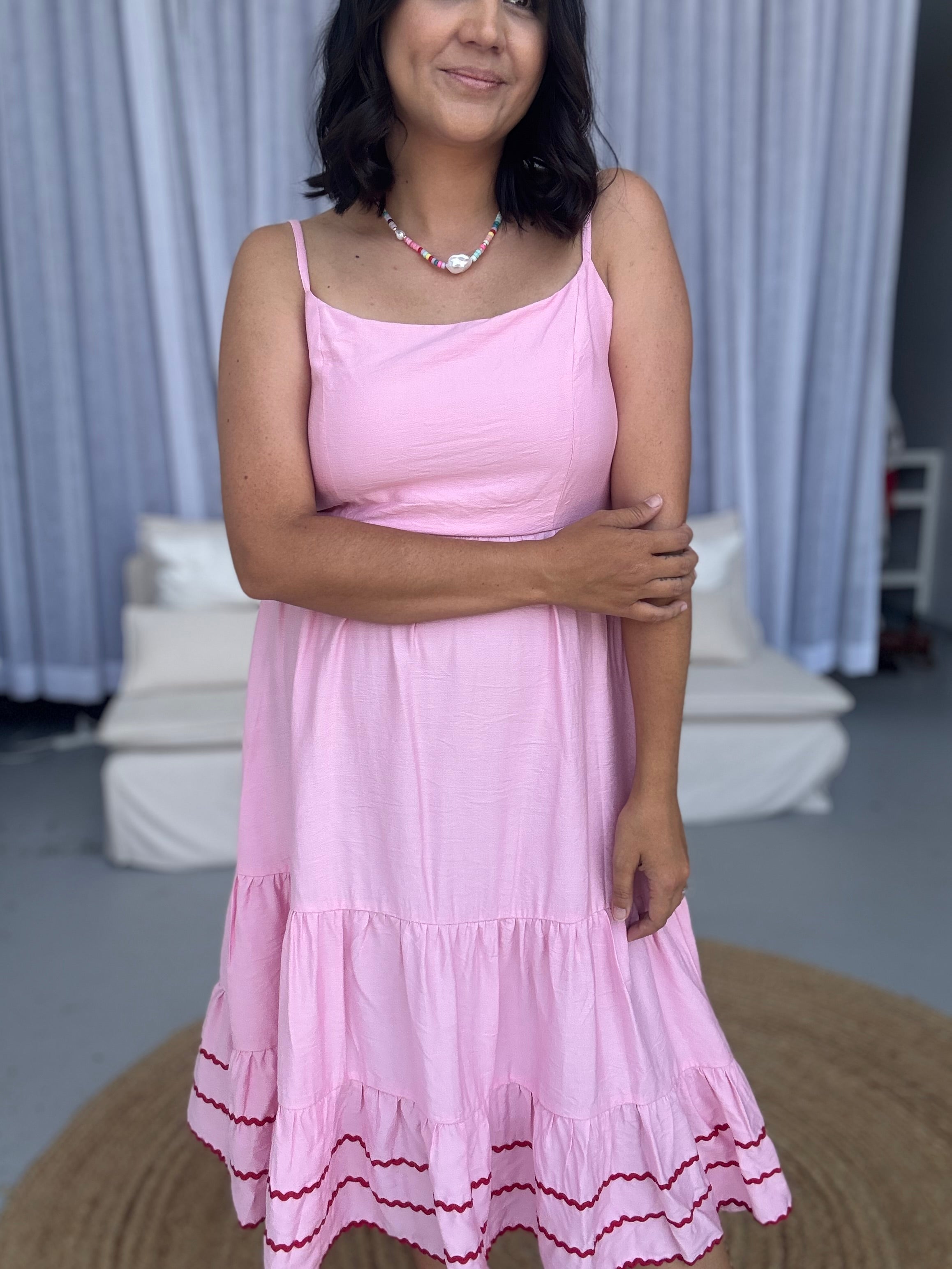 Sala Sundress Pink/Red