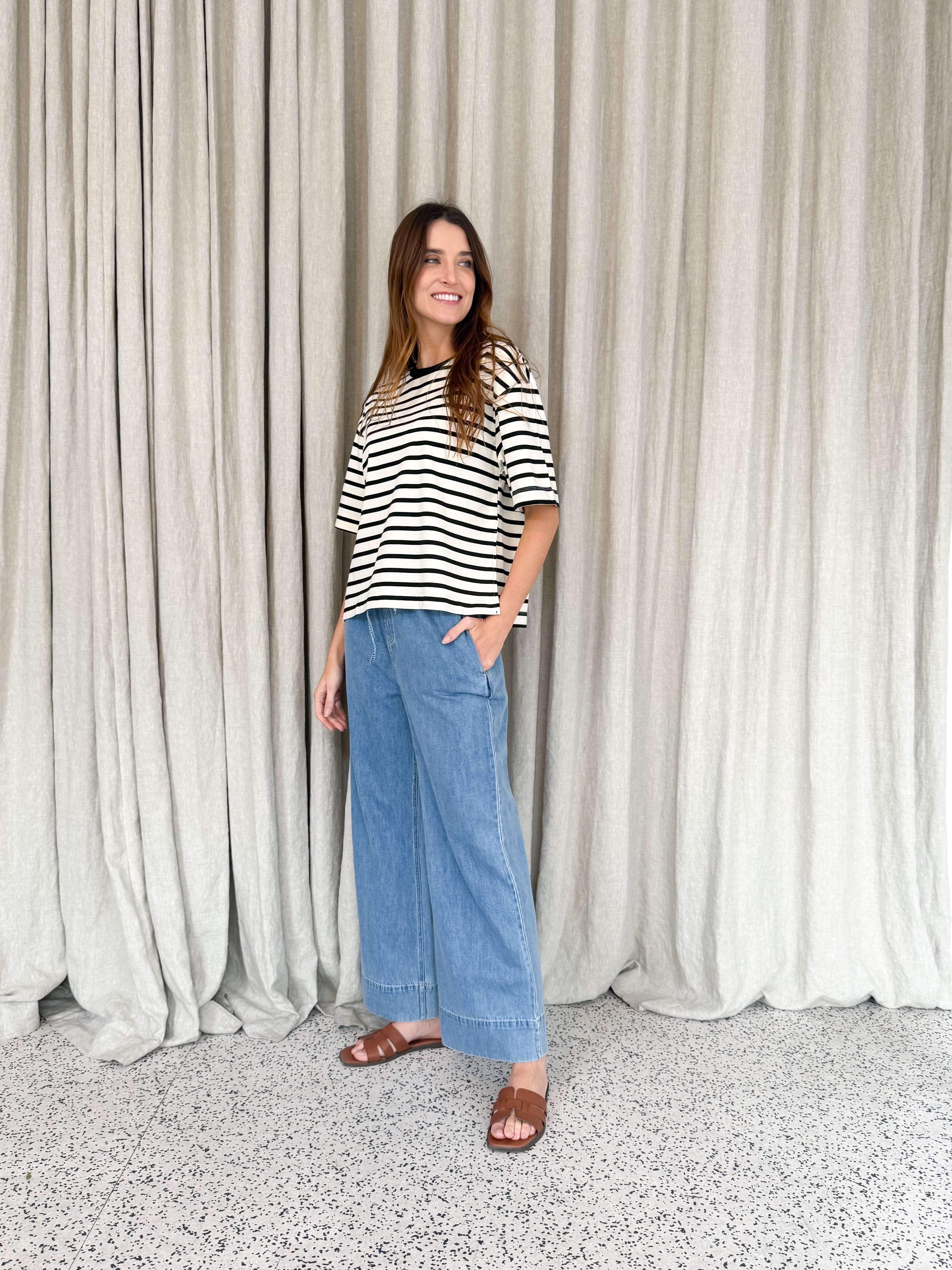 Naomi Stripe Tee