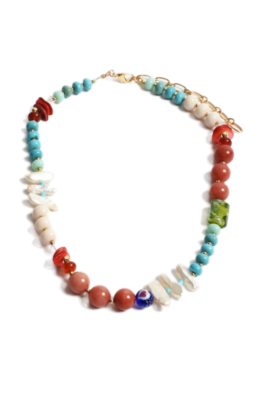 Summer Mix Bead Necklace Multi