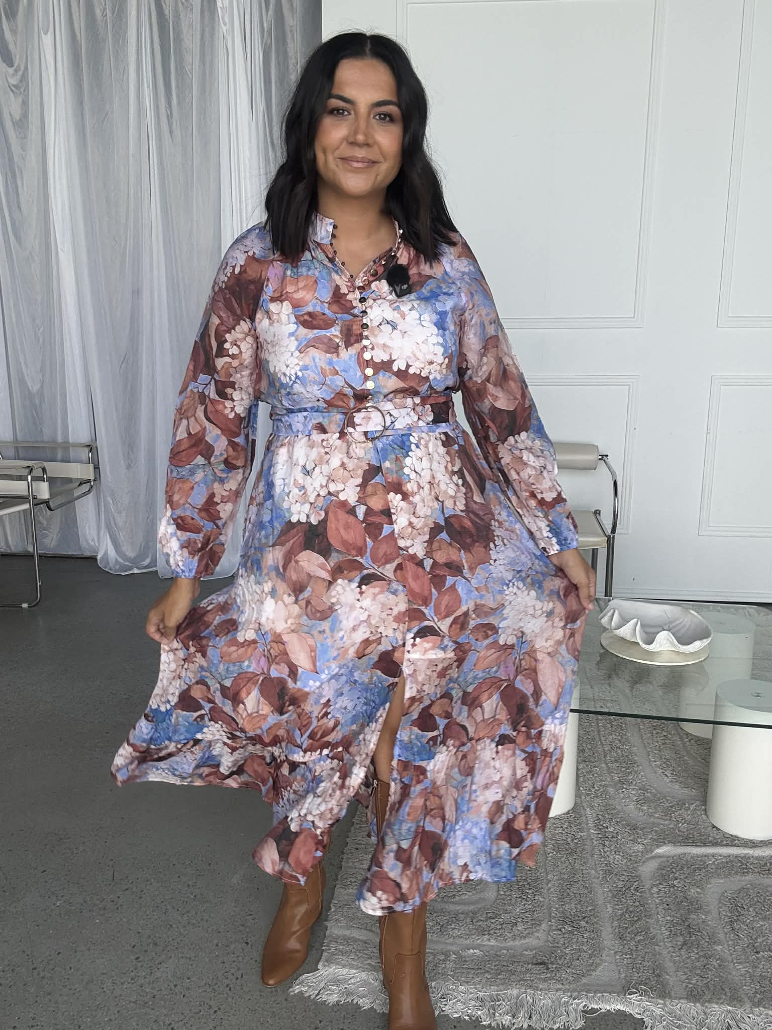 Avril Floral Maxi Dress