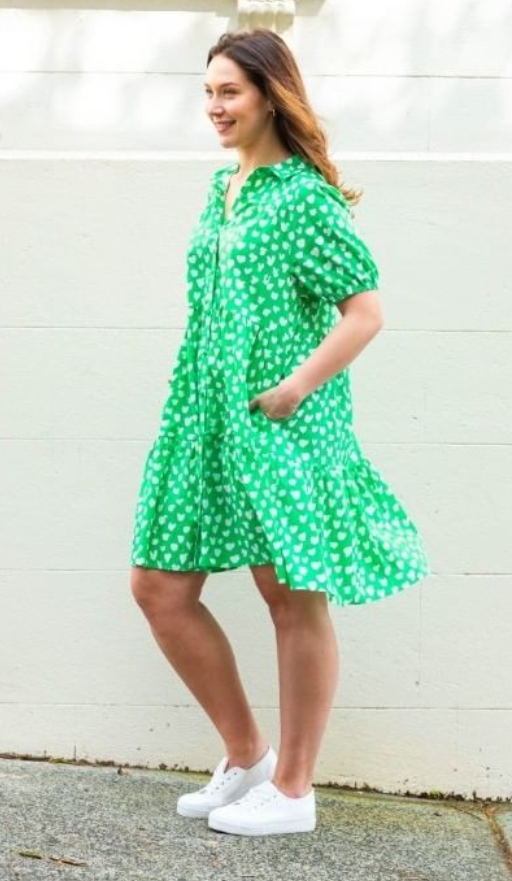 Ashleigh Dress Green