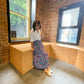Lattice Skirt Blue